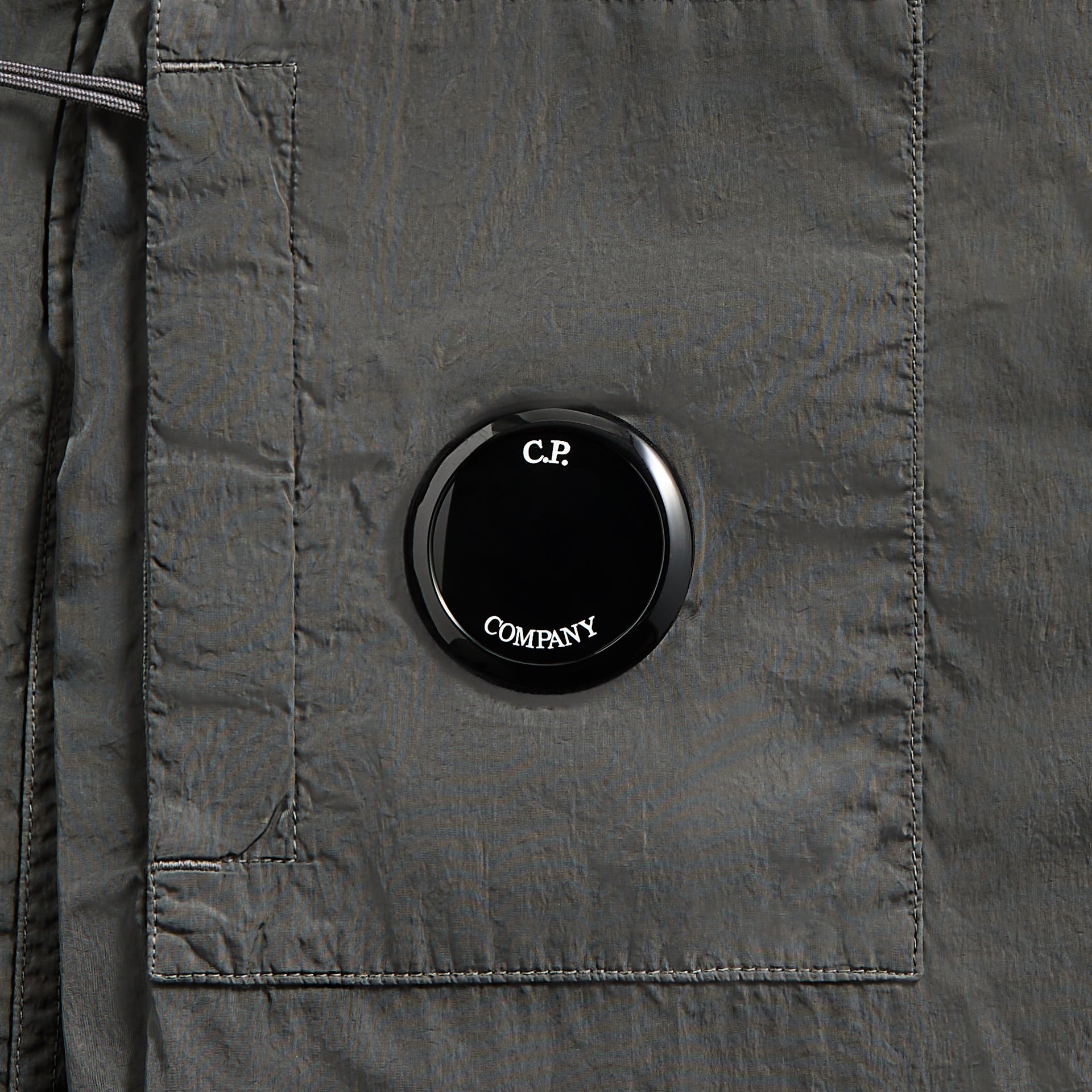 C.P. Company Chrome-R Full Button Jacket - Smoked Pearl