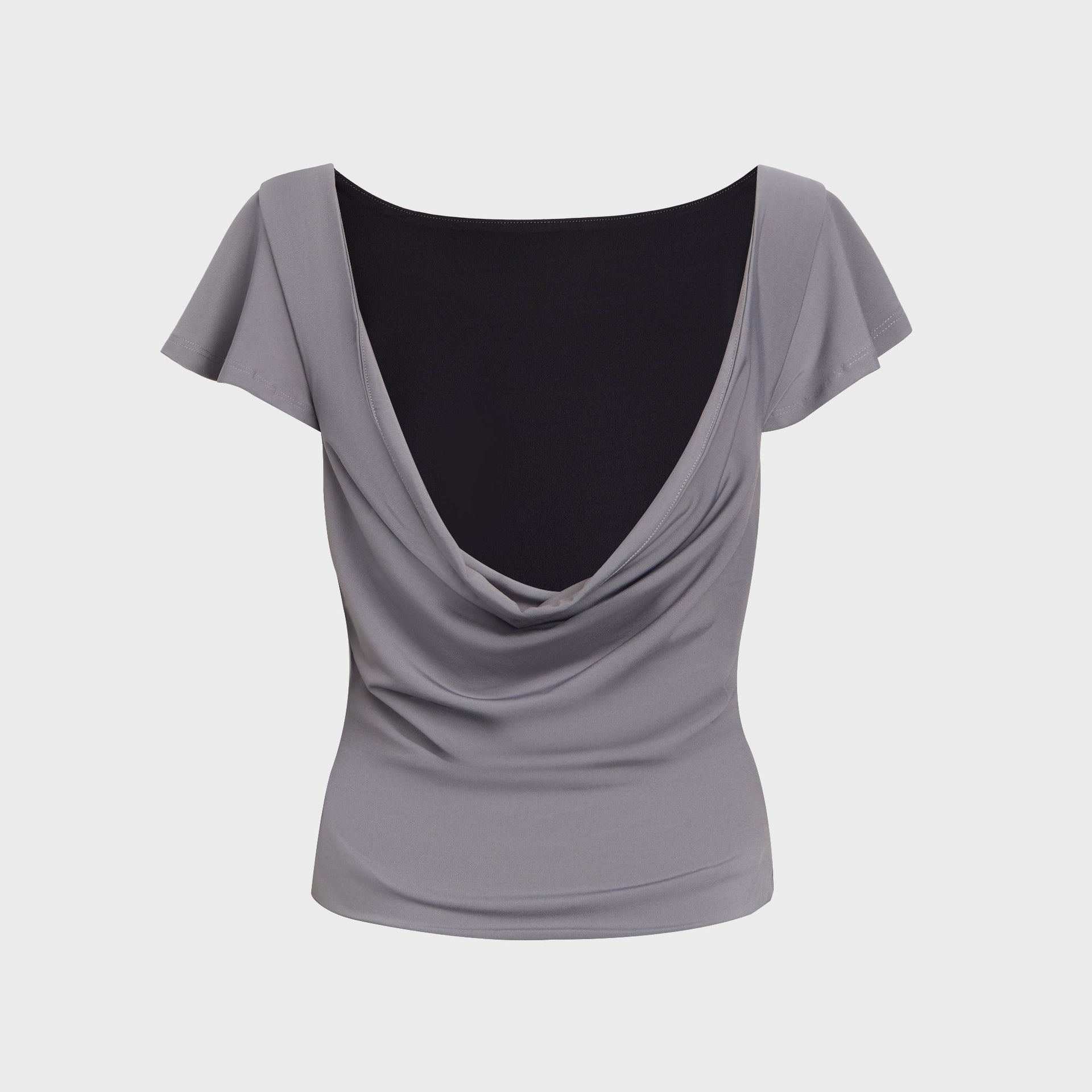 GUIZIO Soffiano Top - Charcoal