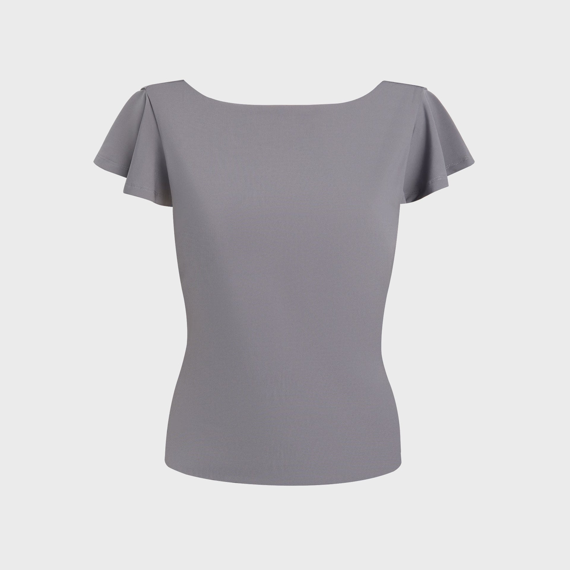 GUIZIO Soffiano Top - Charcoal