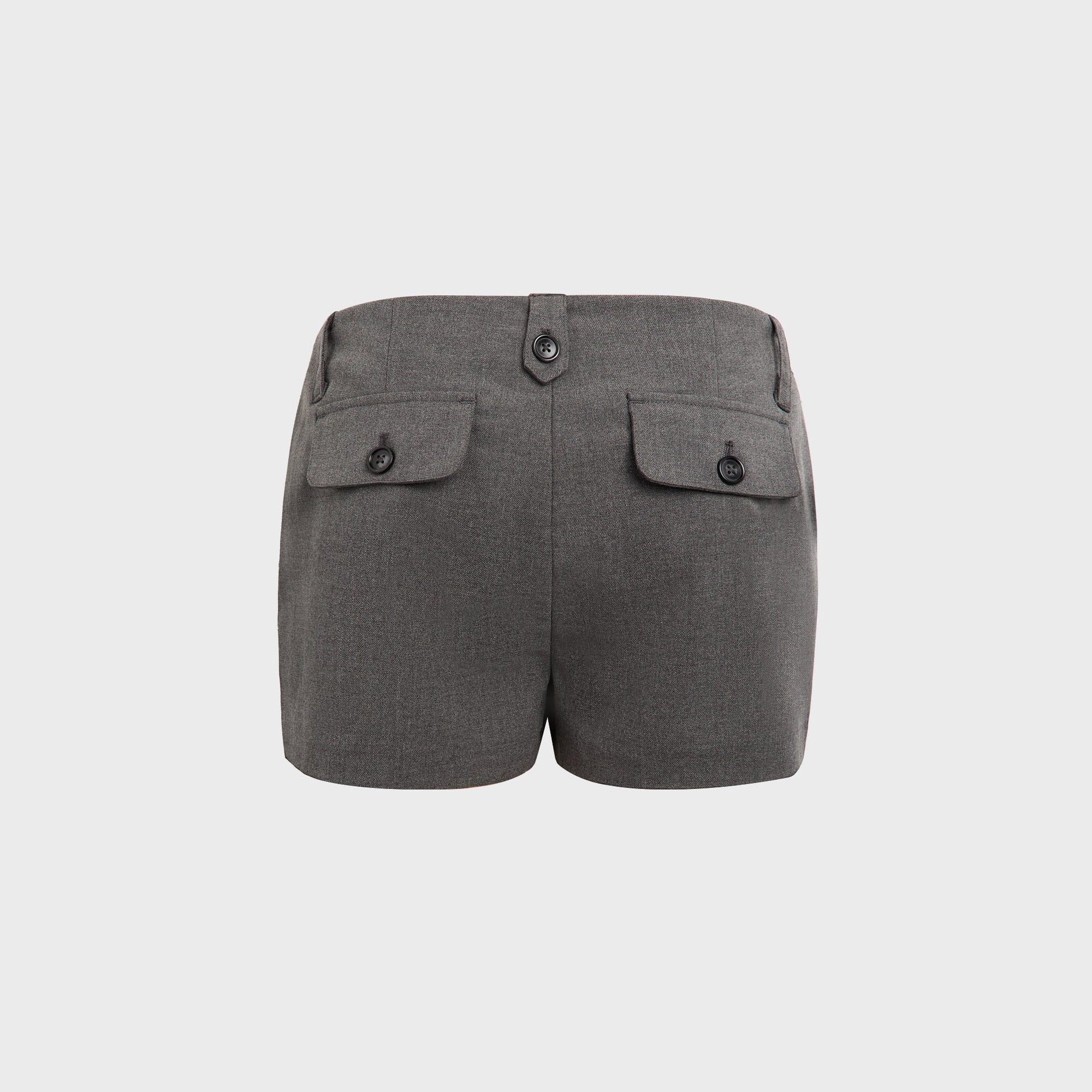 GUIZIO Penelope Patch Pocket Short - Grey