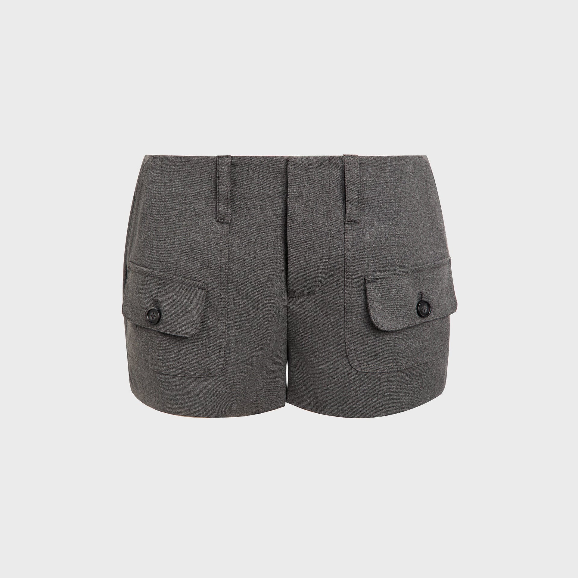 GUIZIO Penelope Patch Pocket Short - Grey