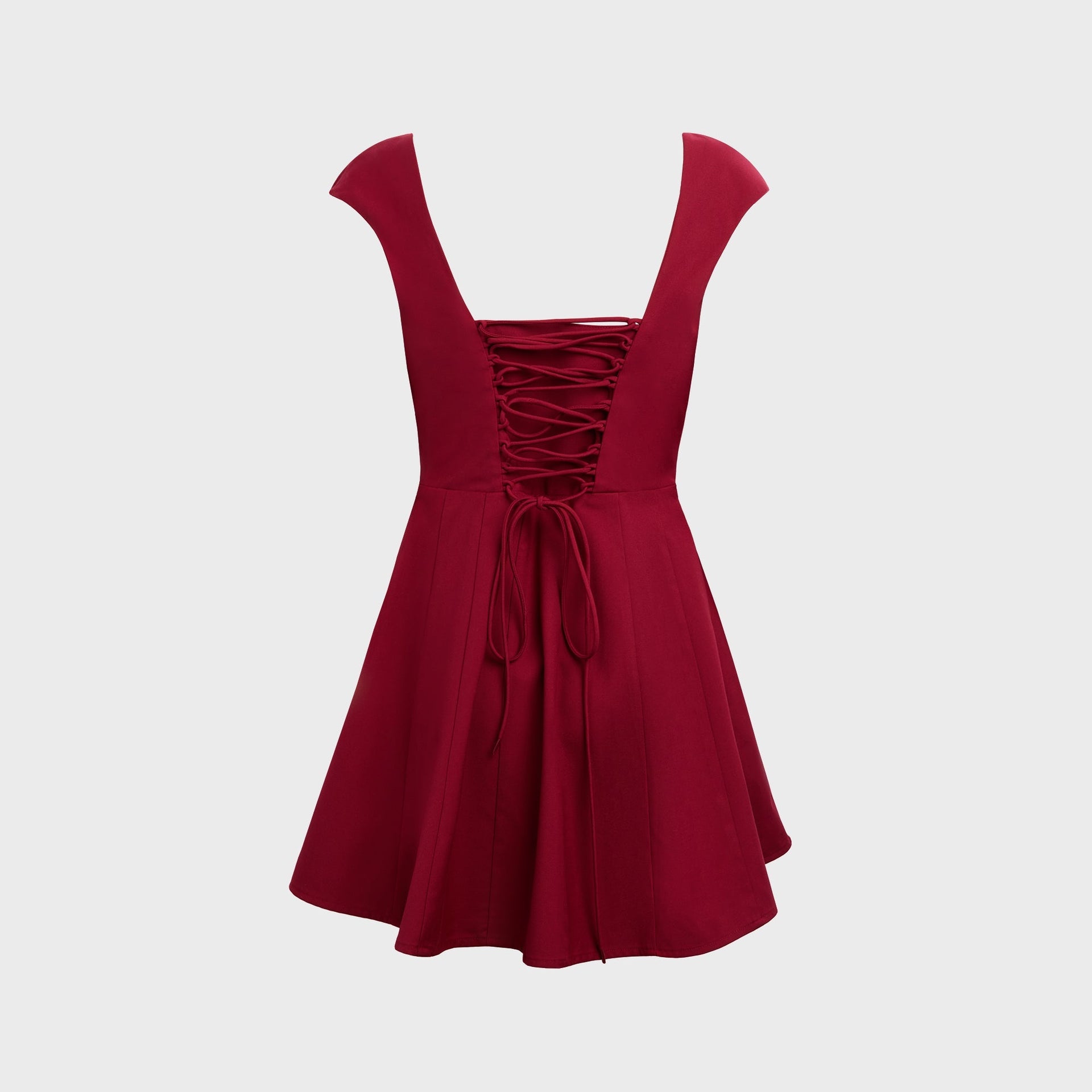 GUIZIO Leila Mini Dress - Bordeaux