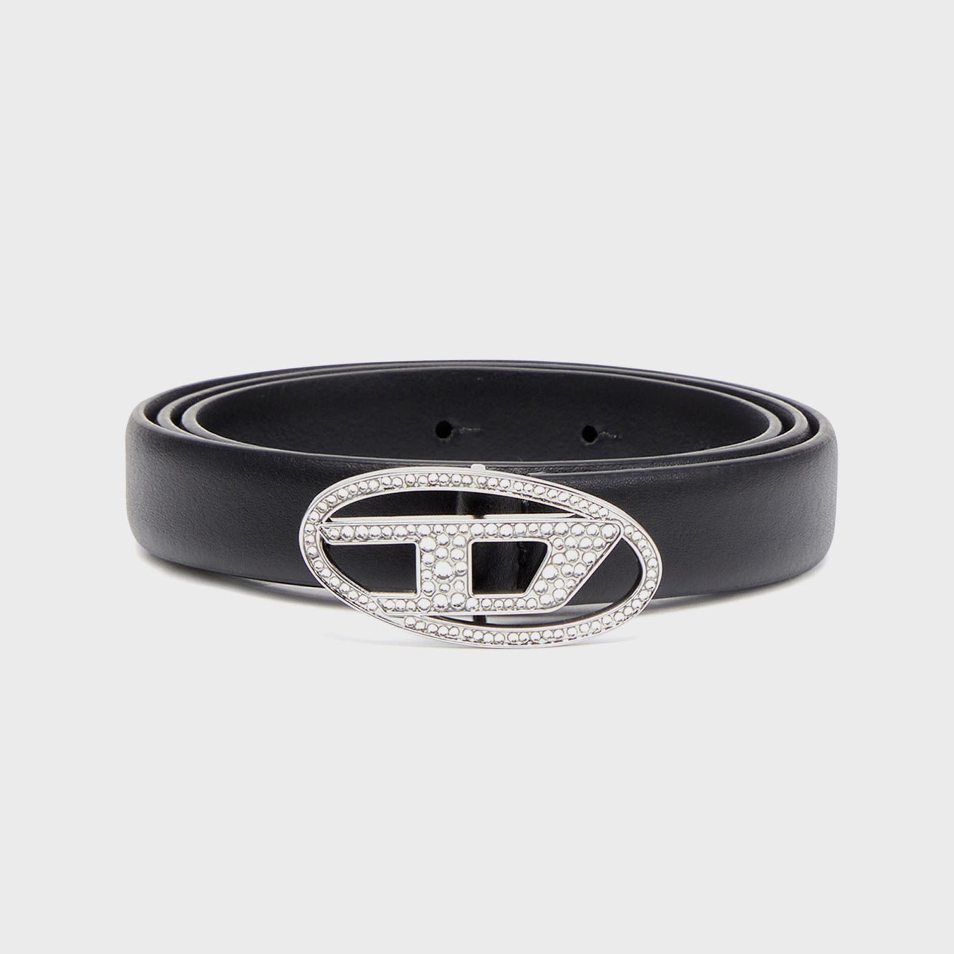 Diesel 1DR Belt with Crystals - Black