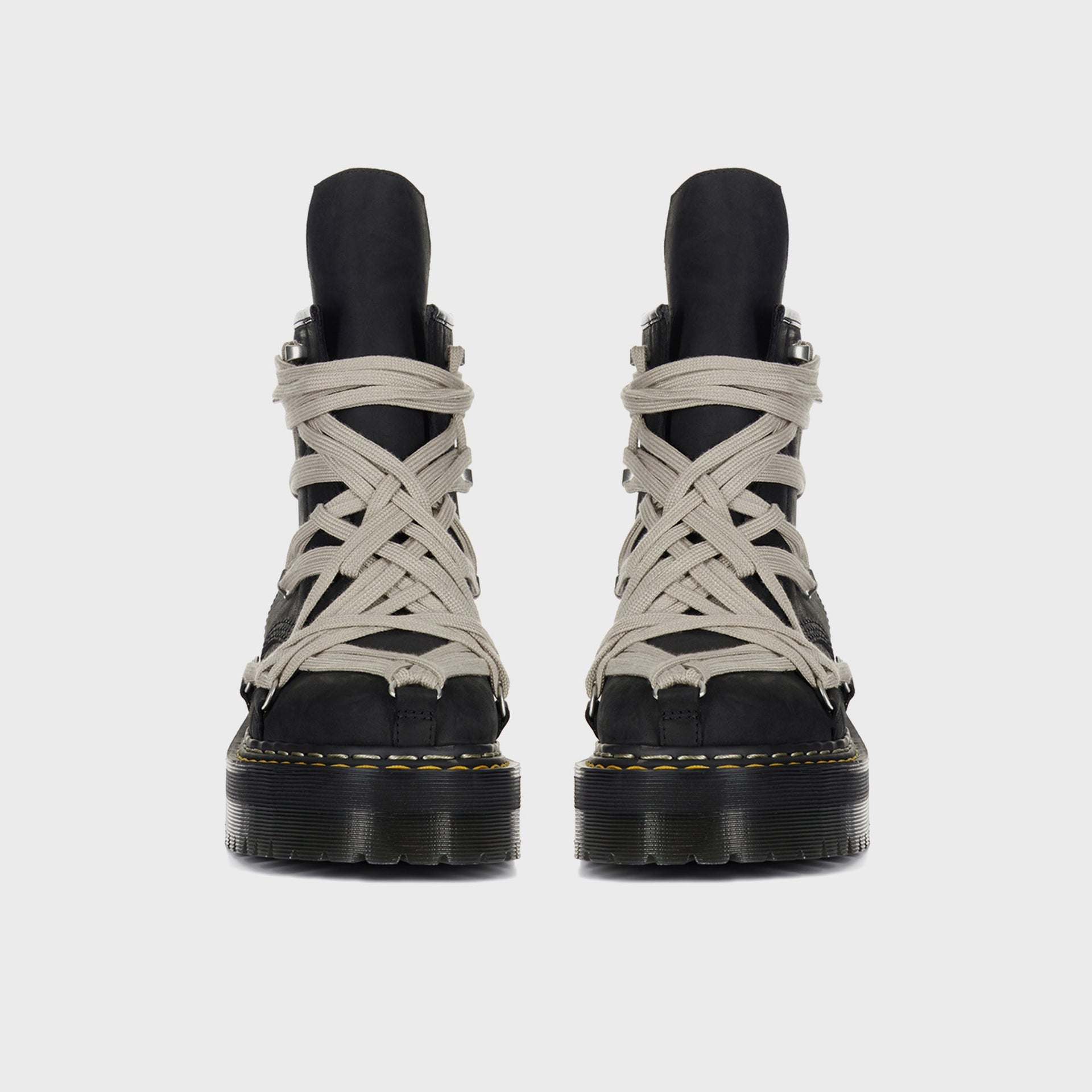 Dr. Martens x Rick Owens DRKSHDW 1460 Quad Sole Megalace® Boot - Black