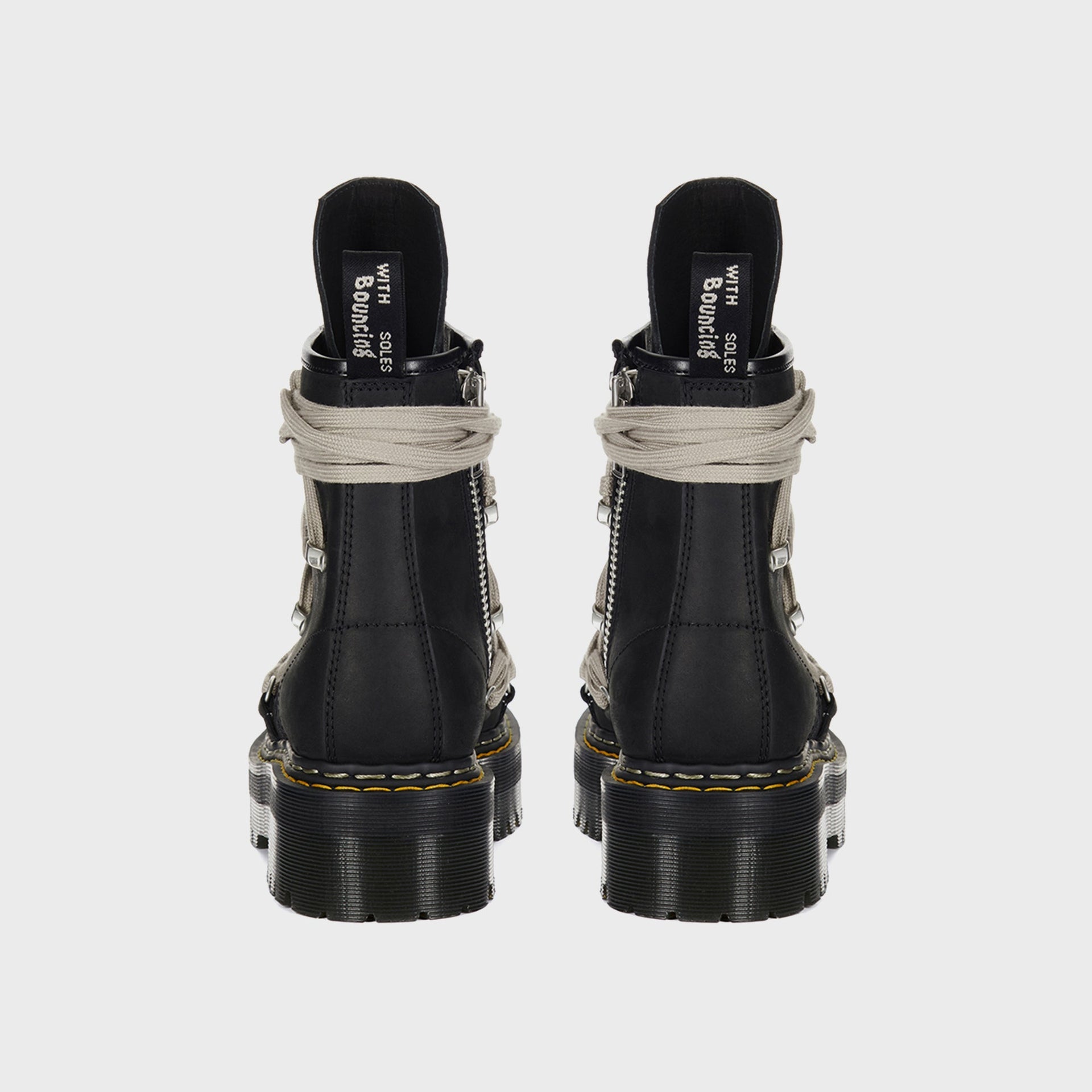 Dr. Martens x Rick Owens DRKSHDW 1460 Quad Sole Megalace® Boot - Black