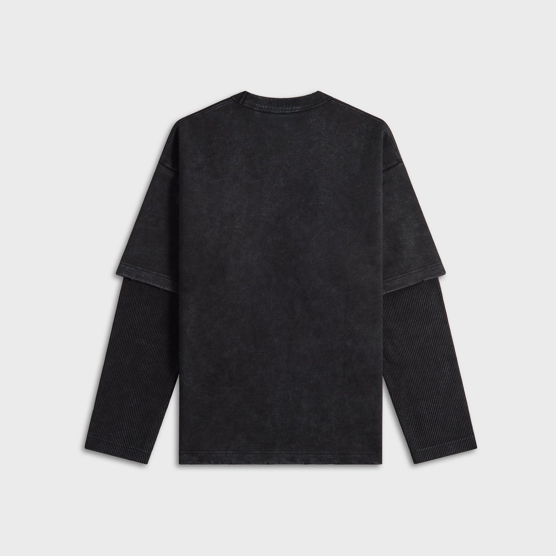 Daily Paper Layered Long Sleeve Tee - Black