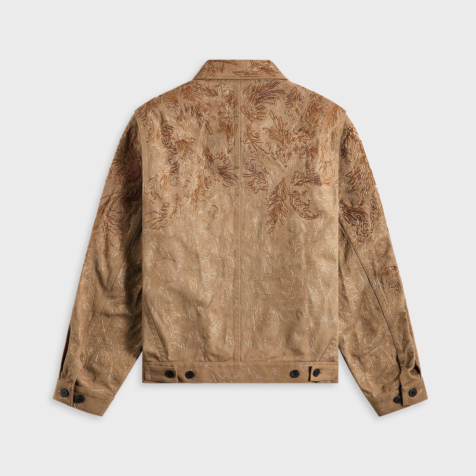 Dries Van Noten Veper Gd Emb 1046 M.W.Jacket in Taupe