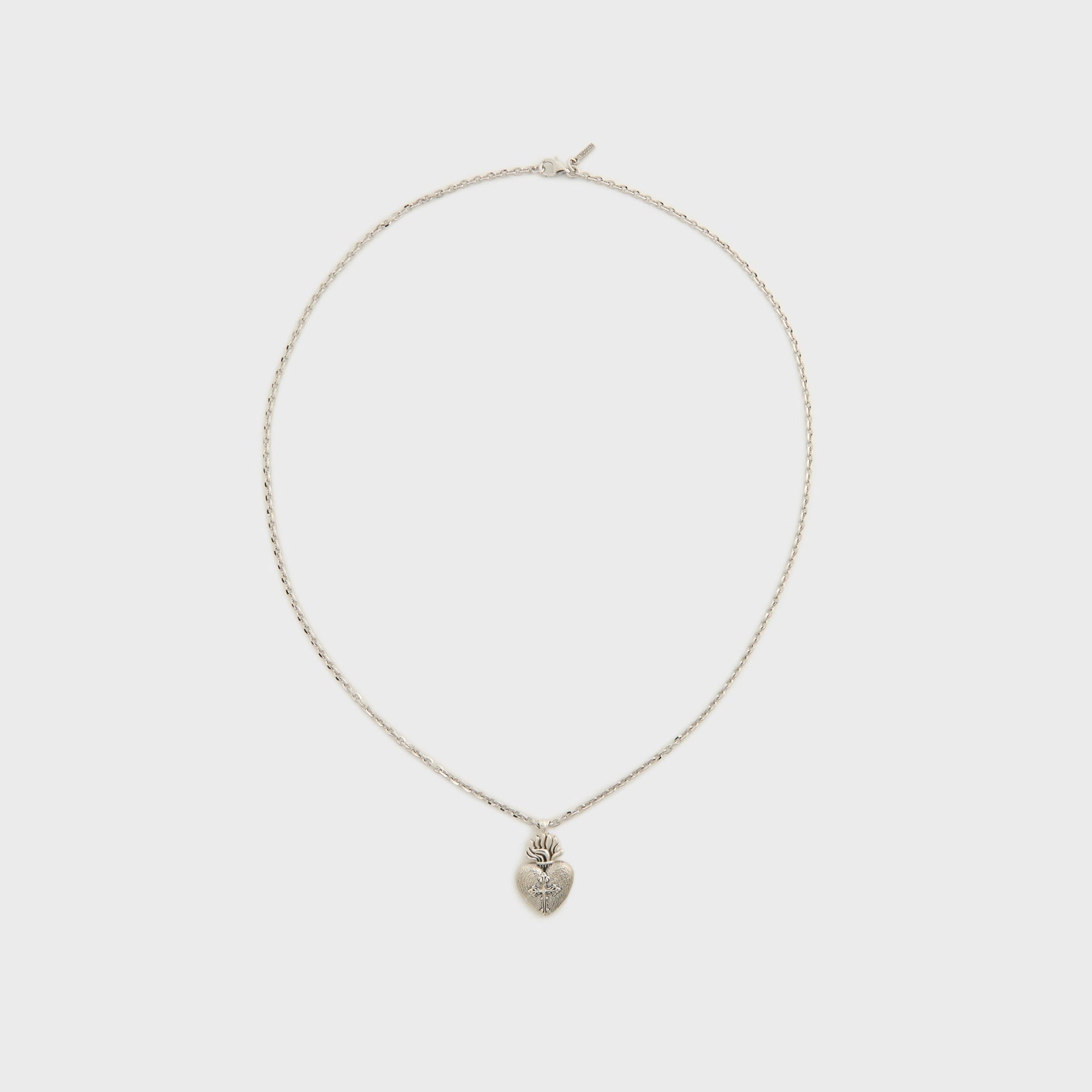 Emanuele Bicocchi Sacred Heart Necklace - Silver