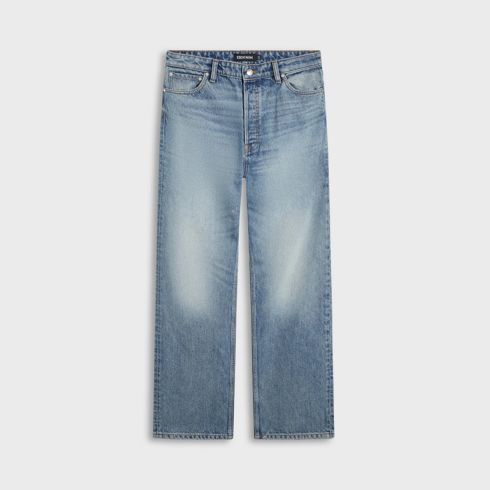 EB Denim Sofia High Rise Relaxed Denim in Cleo