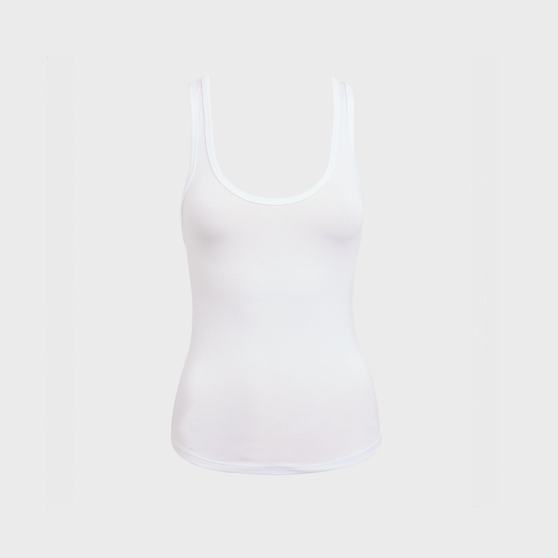 EB Denim Lucy Racerback Tank - White