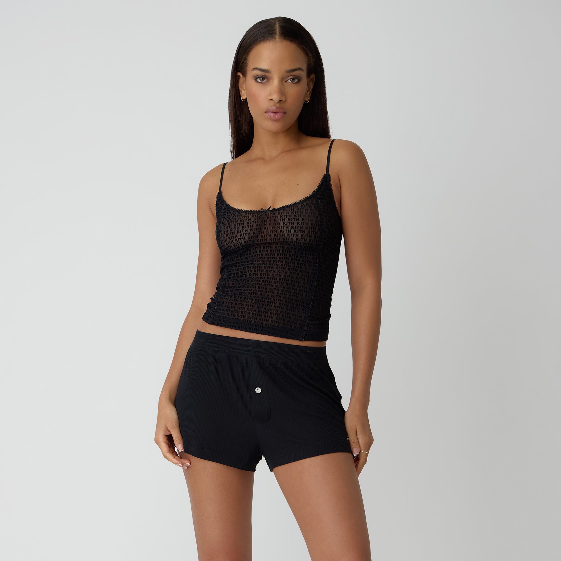 Kith Women Modal Rib Nilah Shorty - Black