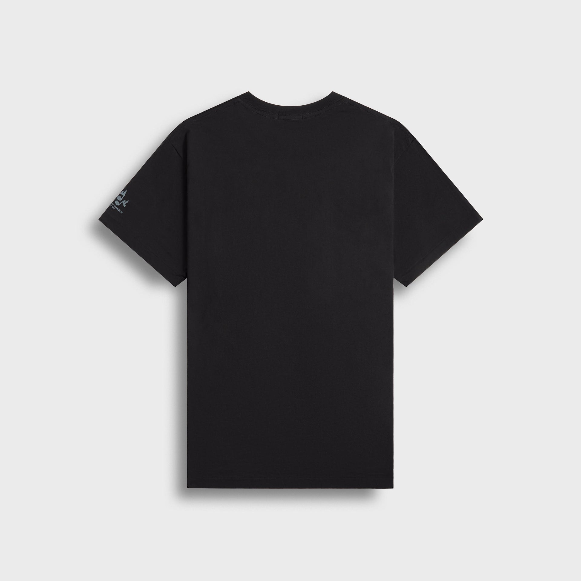 Engineered Garments Printed Cross CrewinNeck Tee in Black Cosmopolitanism