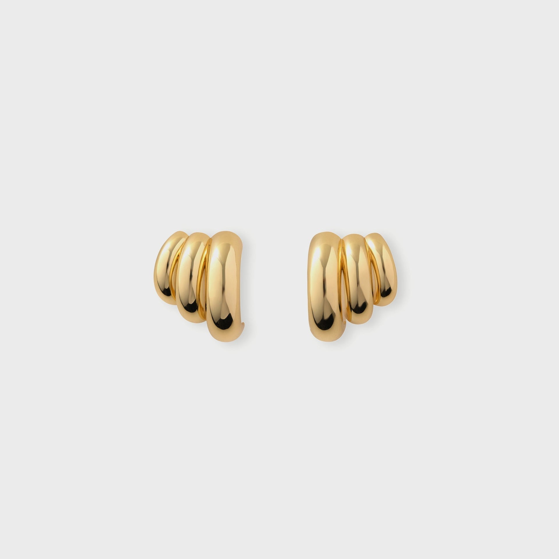 Eliou Tripla Hoops - Gold