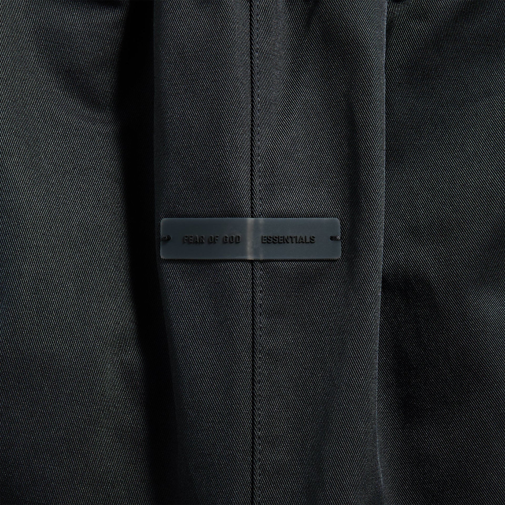 Essentials Poly Twill Work Pant in Jet Black