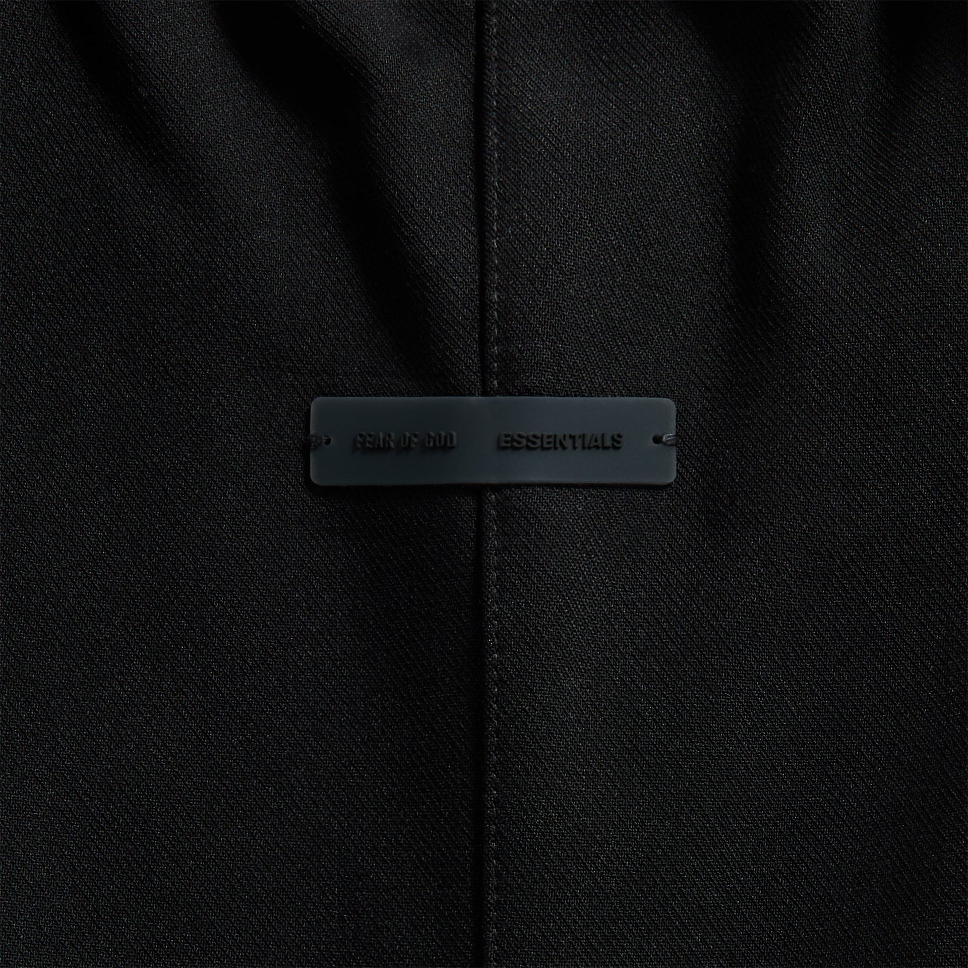 Essentials Bonded Canvas Work Pant in Jet Black