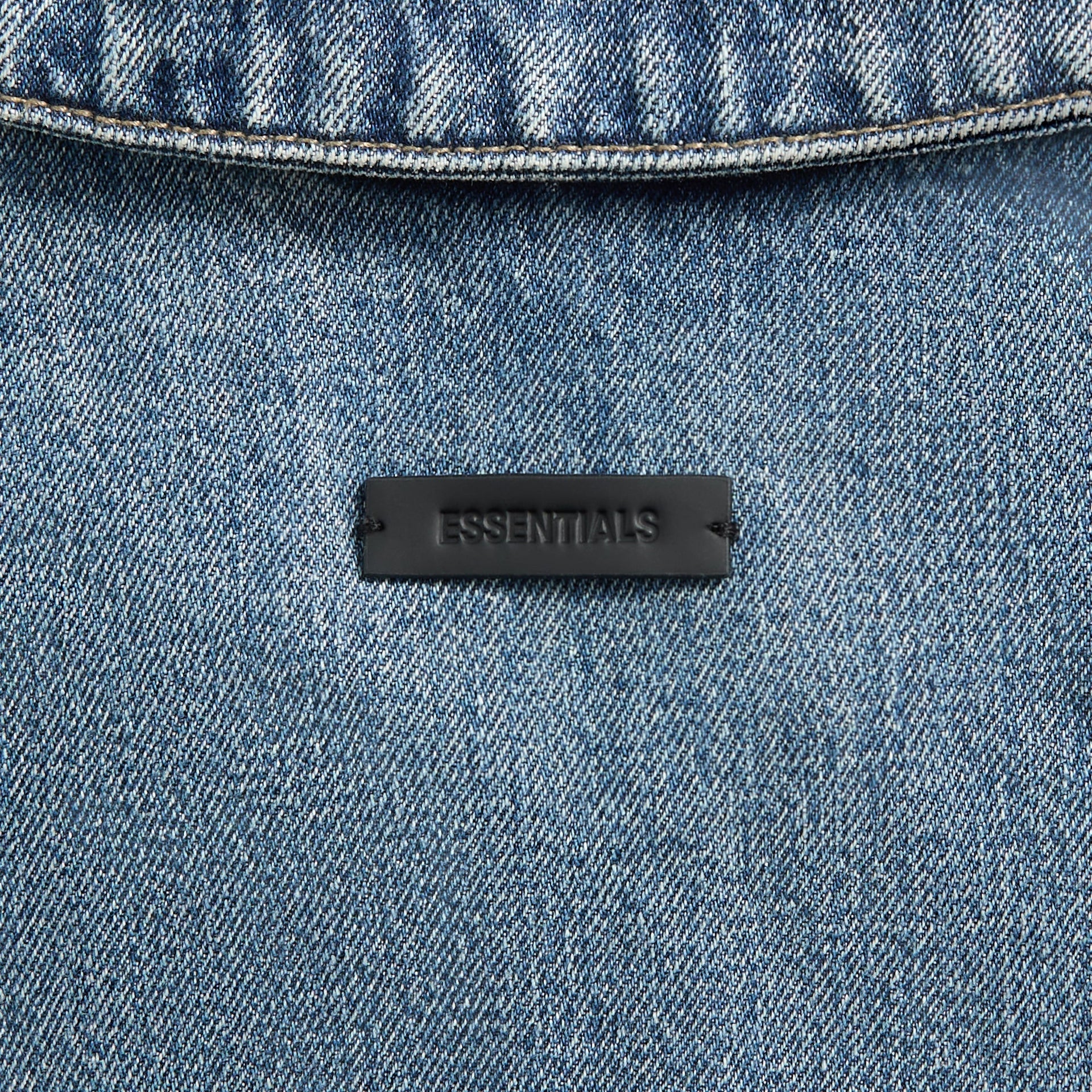 Essentials Denim Trucker Jacket in Classic Blue