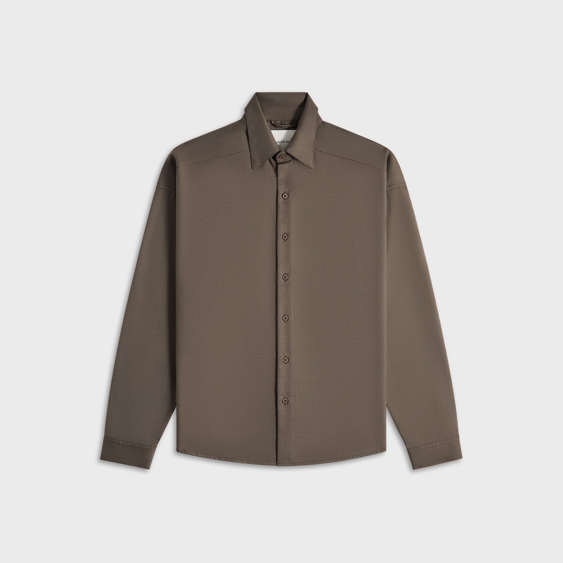 Entire Studios Miller Shirt Wool - Taupe