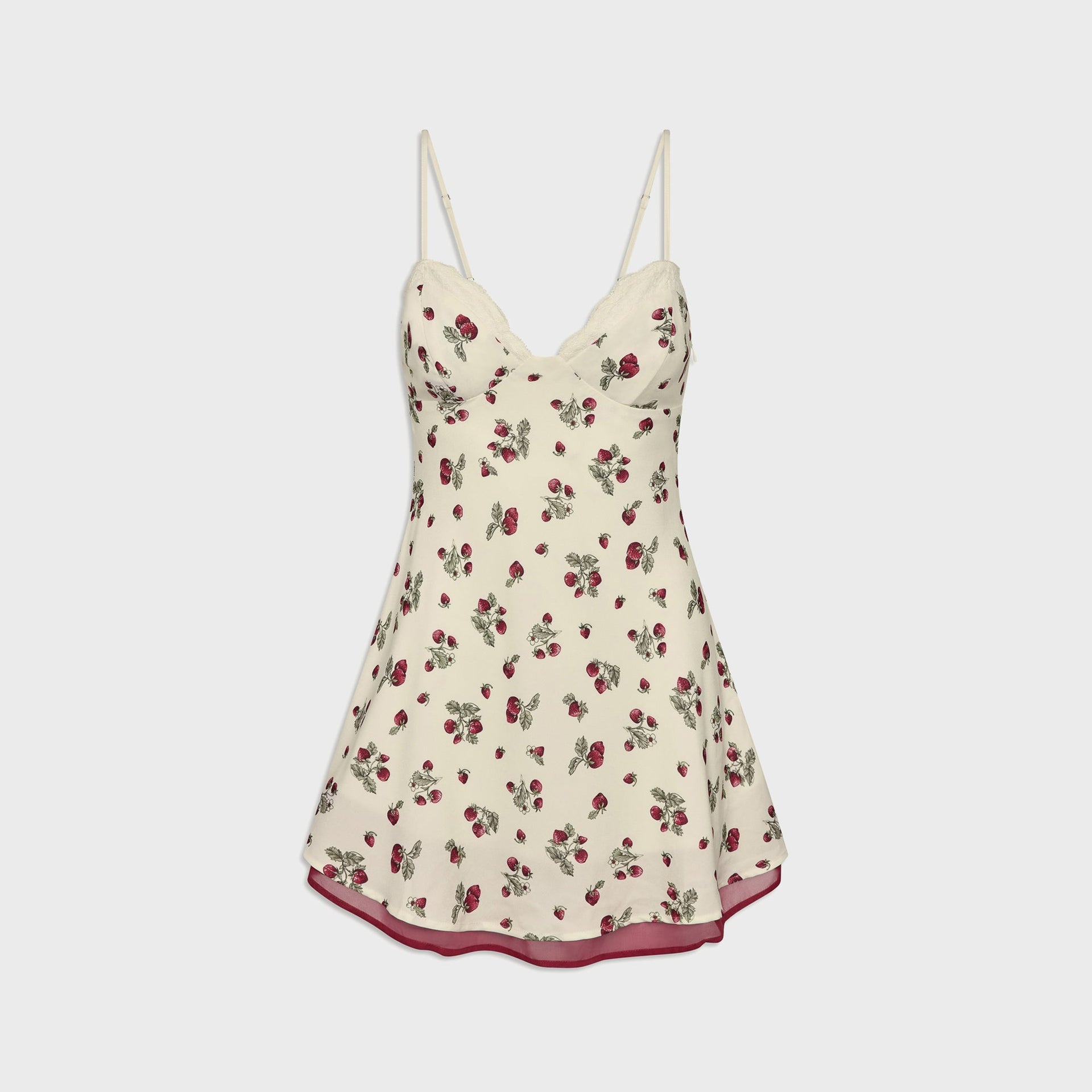 Frankies Bikinis Willa Poplin Mini Dress - Spring Cloud