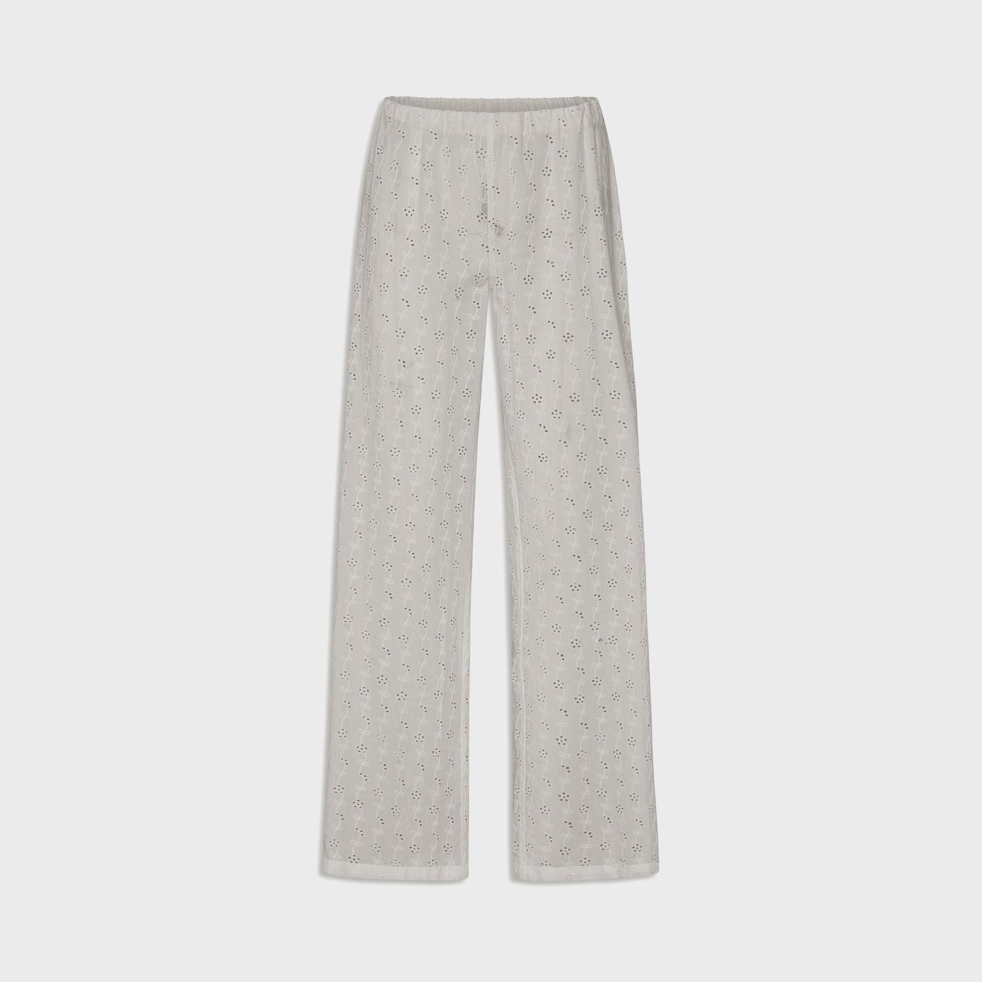 Frankies Bikinis Princess Eyelet Pant - Daisy Eyelet