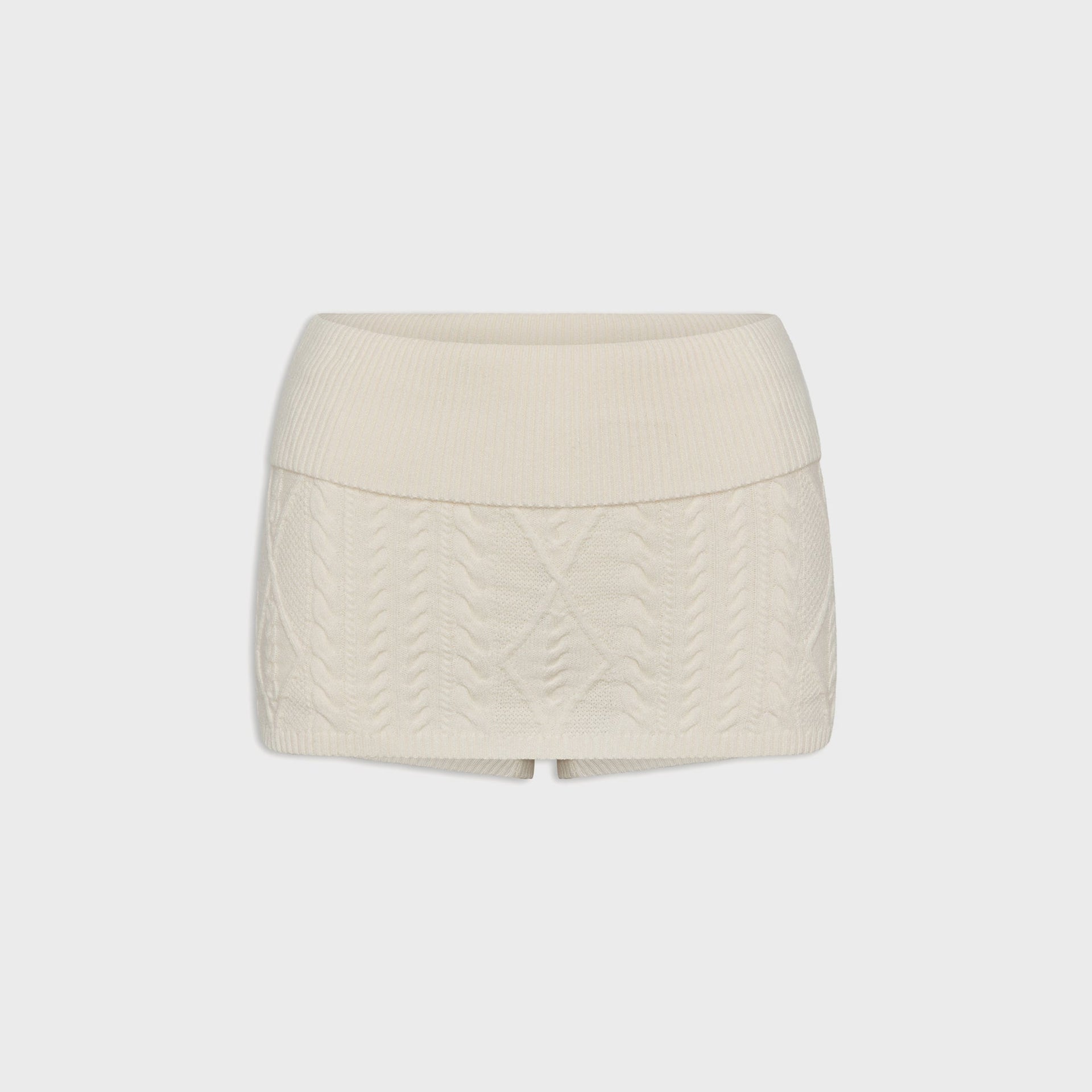 Frankies Bikinis Briar Cable Knit Skort - Honeymoon