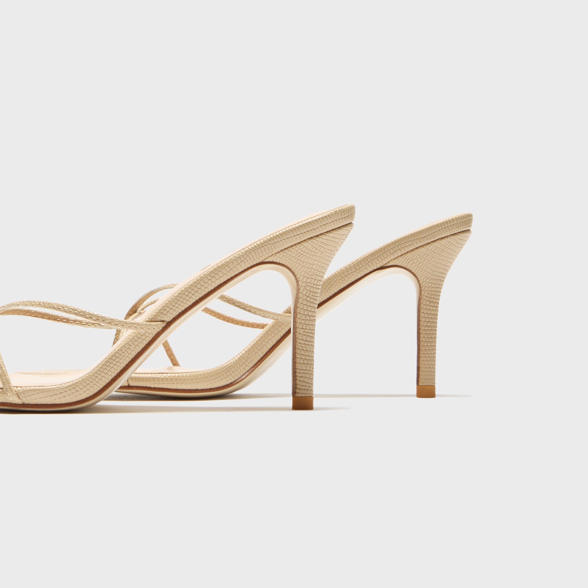 Femme LA Sicilian Slipper - Latte Lizard