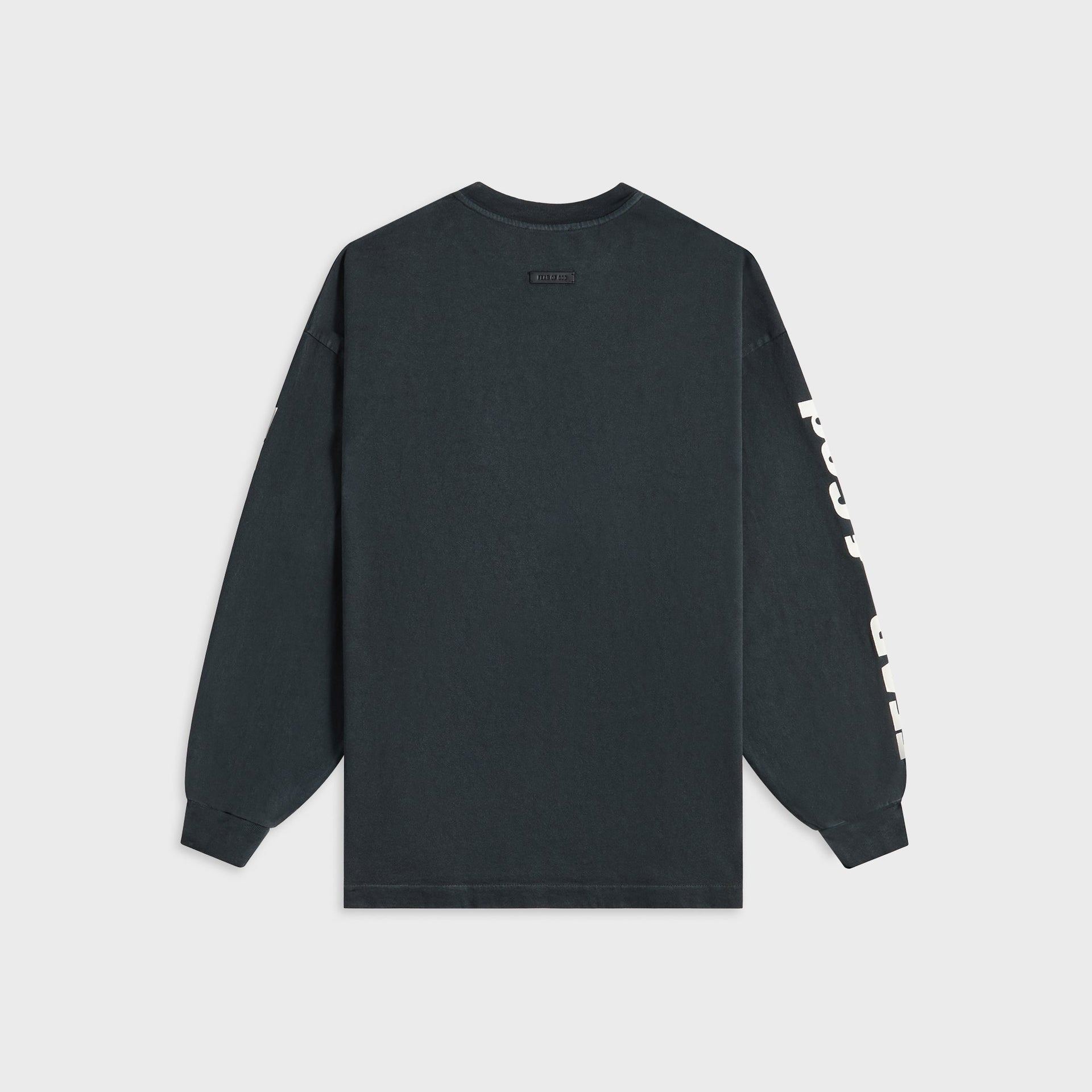 Fear of God Relaxed Long Sleeve "Fear of God" Tee - Black