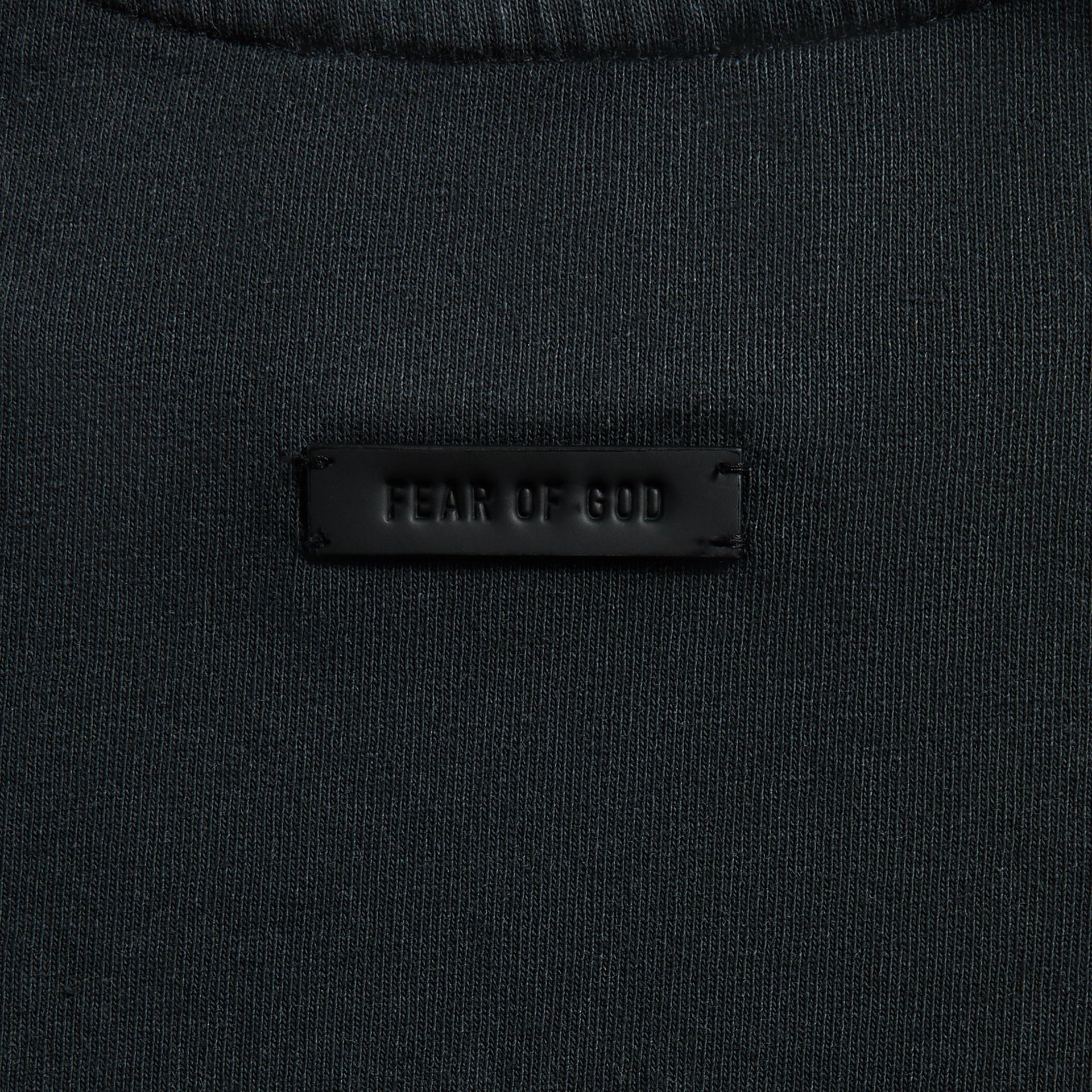 Fear of God Relaxed Long Sleeve "Fear of God" Tee - Black