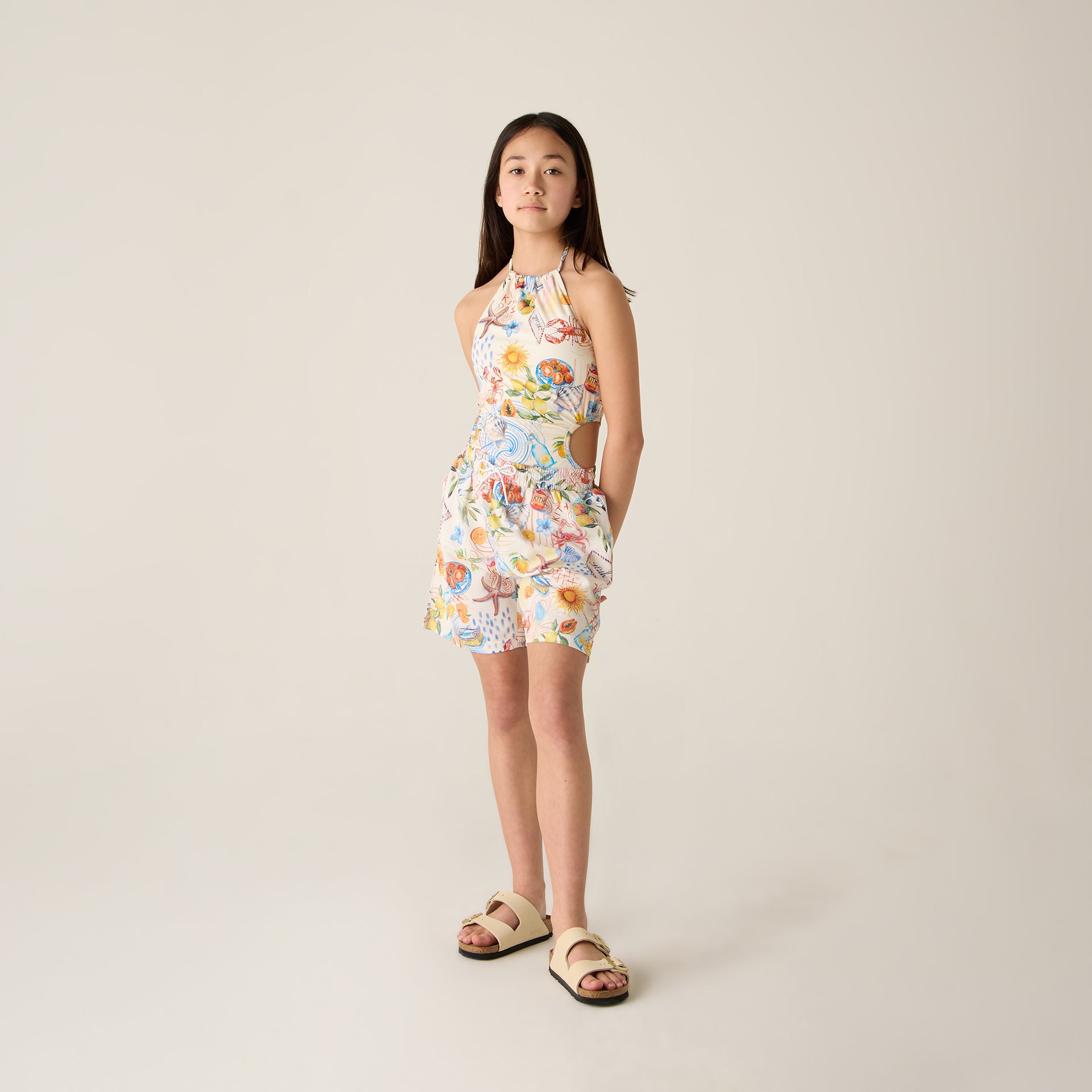 Kith Kids Summer Picnic Maya One-Piece Swim Suit - Sandrift