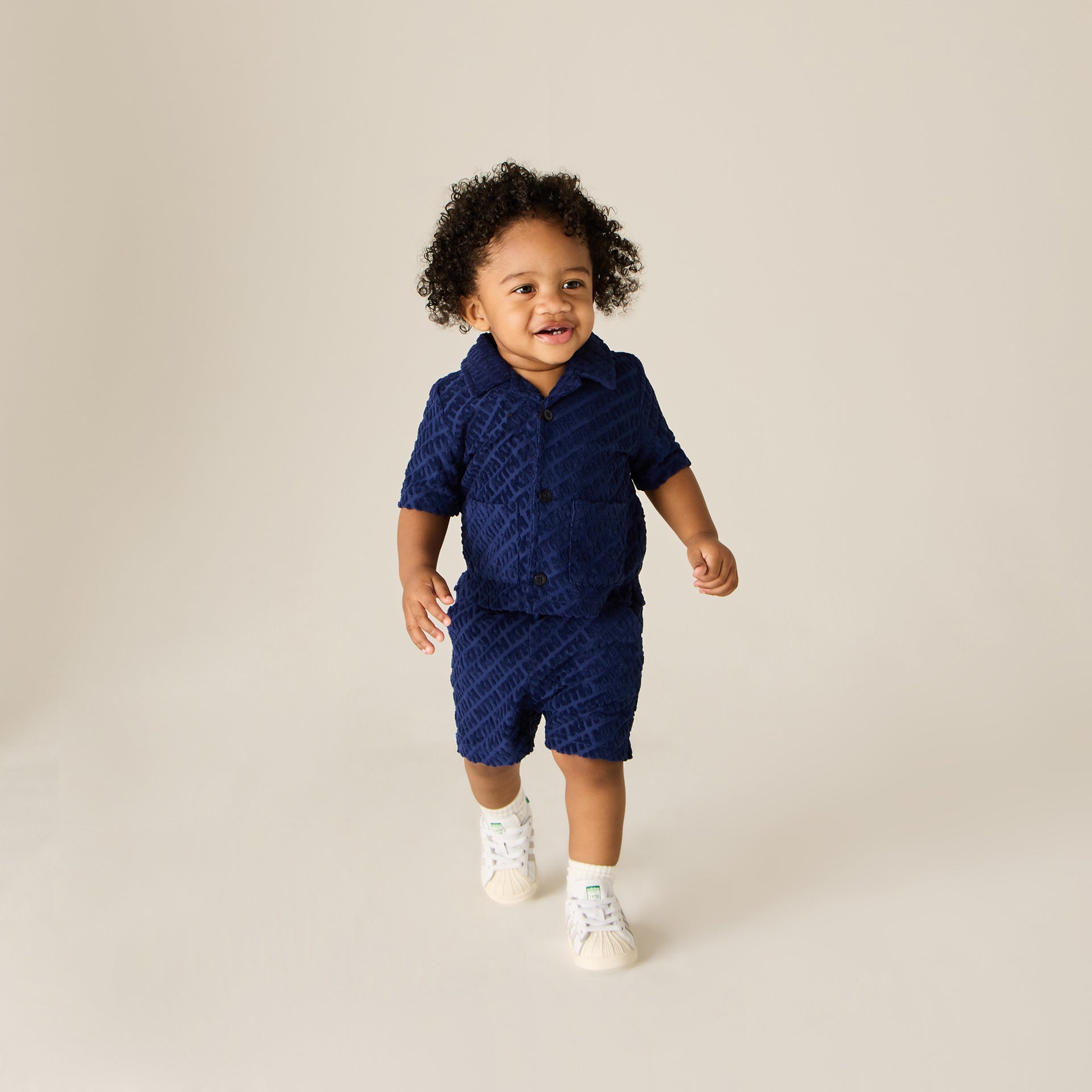Kith Baby Monogram Terry Camp Short - Screen