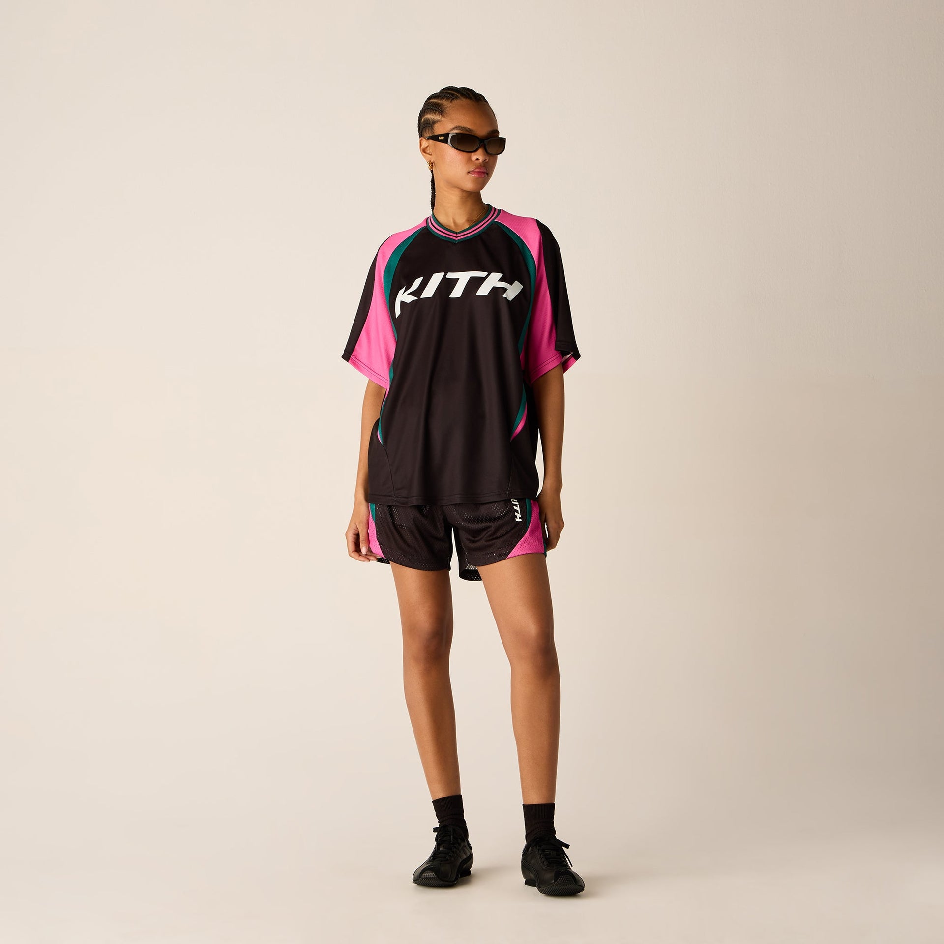 Kith Women Ridley II Short Sleeve Jersey - Black