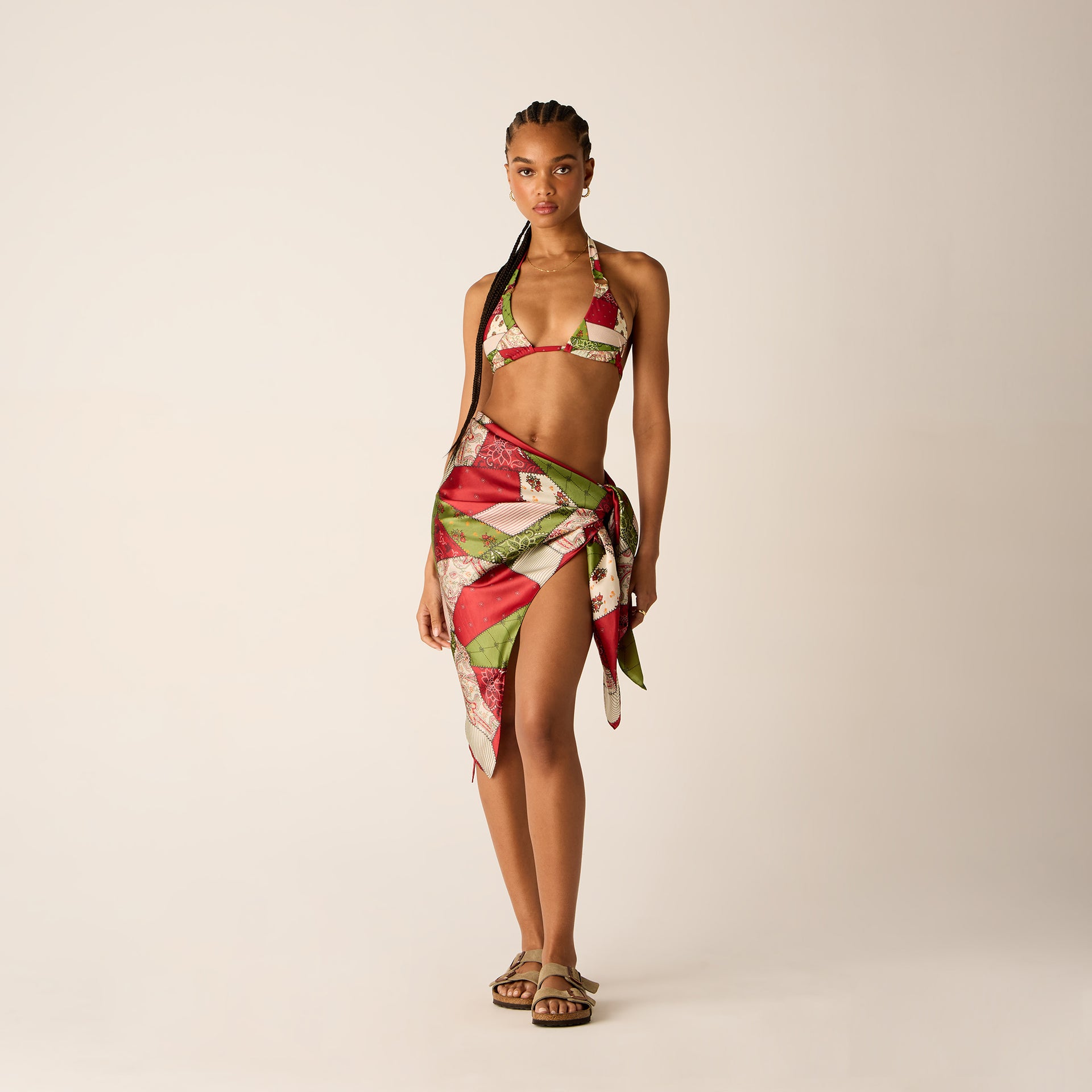 Kith Women Printed Silk Sarong - Kyoho