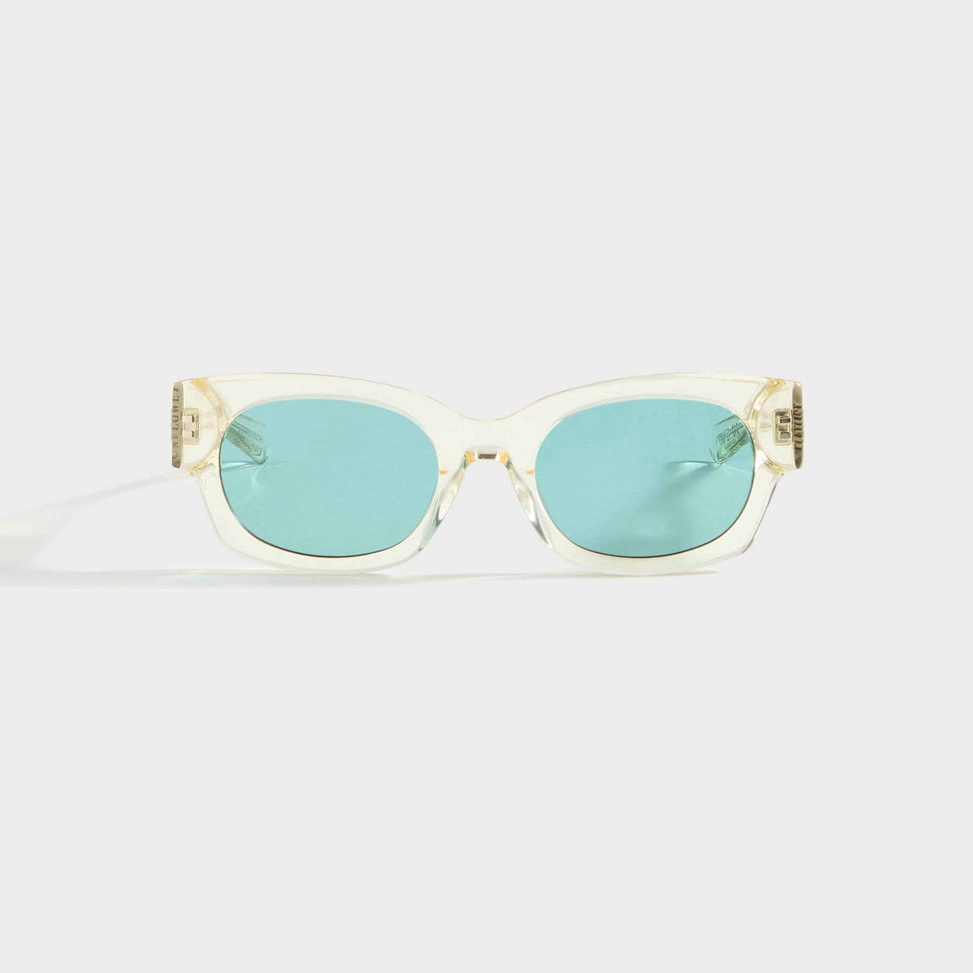 Flatlist Shade 01 in Crystal Yellow / Solid Teal Lens