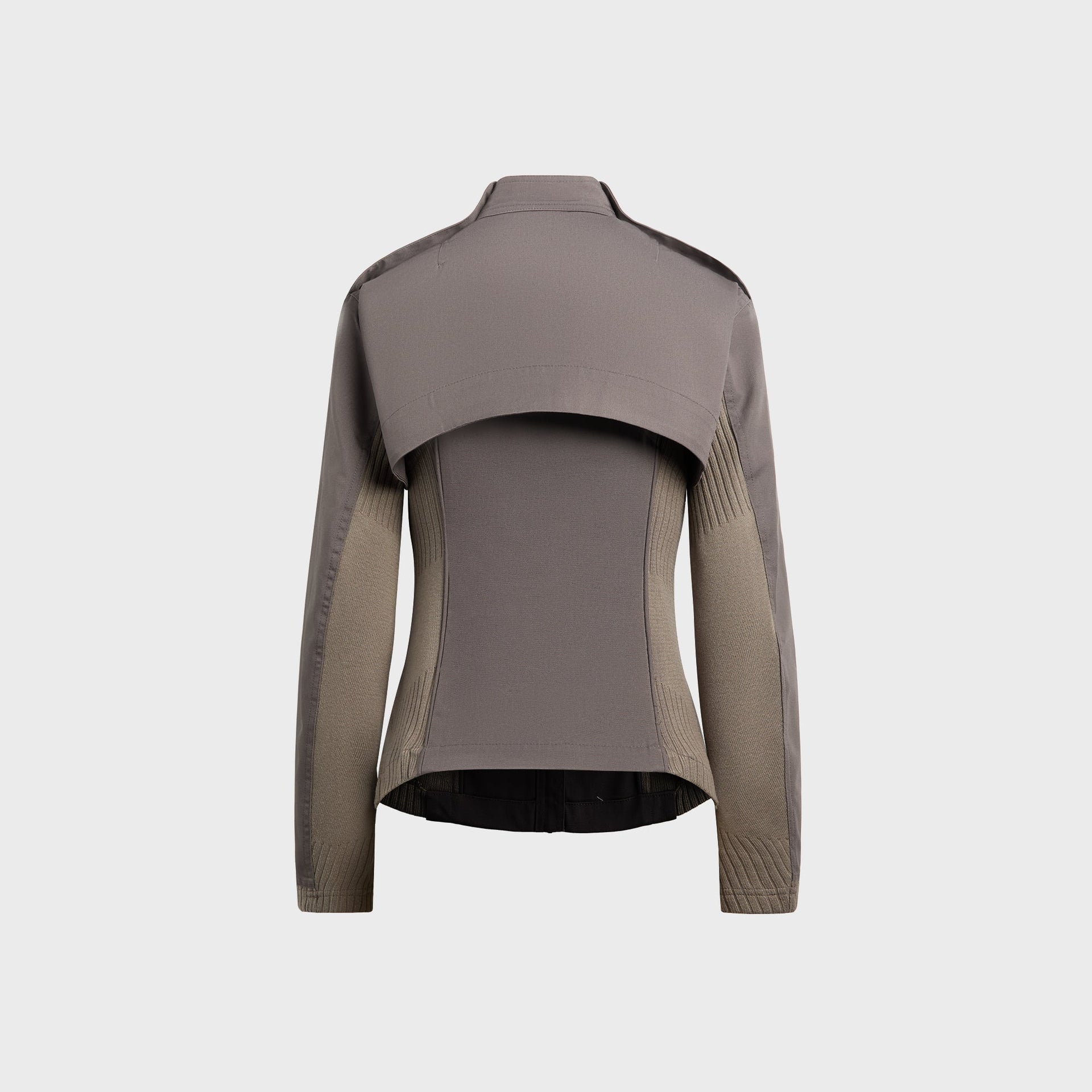 Hyein Seo Double Layer Moto Jacket - Charcoal