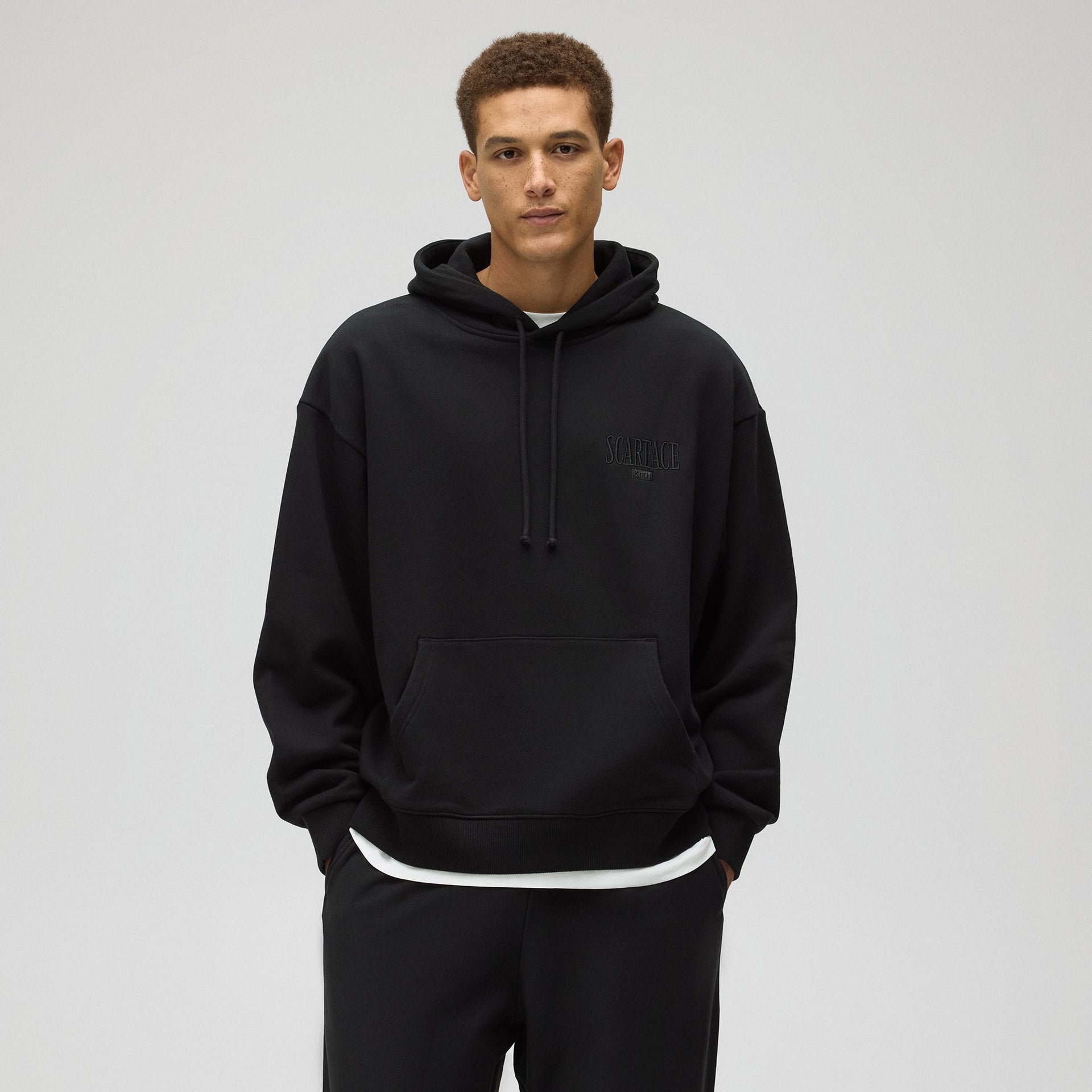 Kith for Scarface Tony Applique Nelson Hoodie - Black