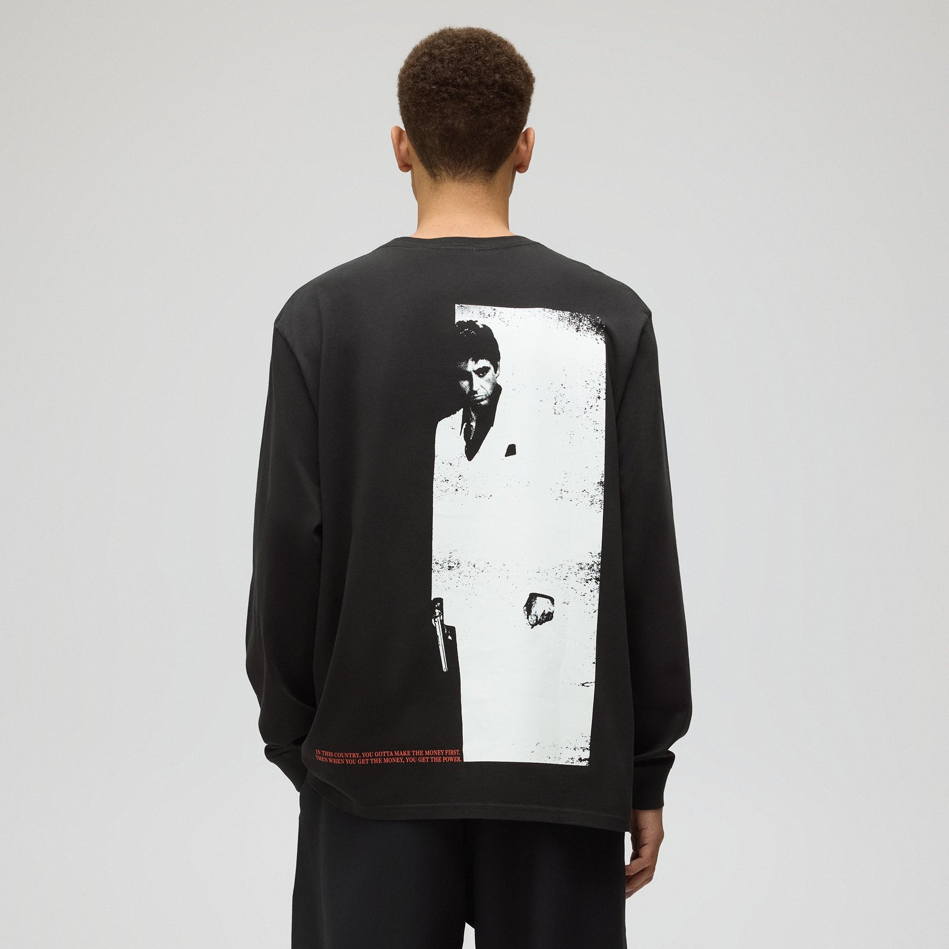 Kith for Scarface Tony Montana Long Sleeve Tee - Black