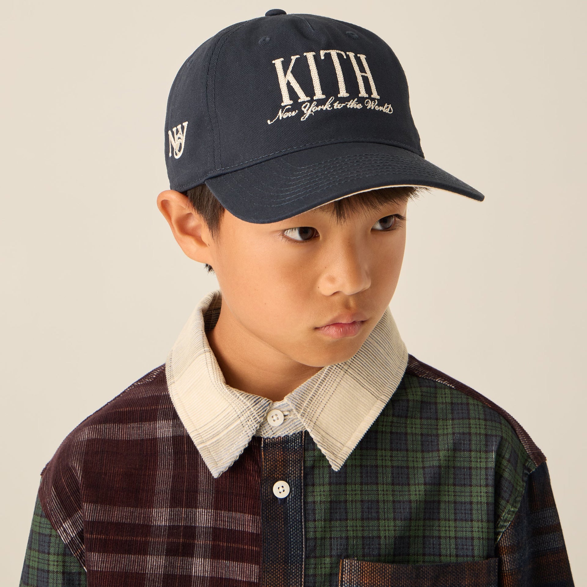 Kith Kids NY Logo Snapback Hat - Nocturnal