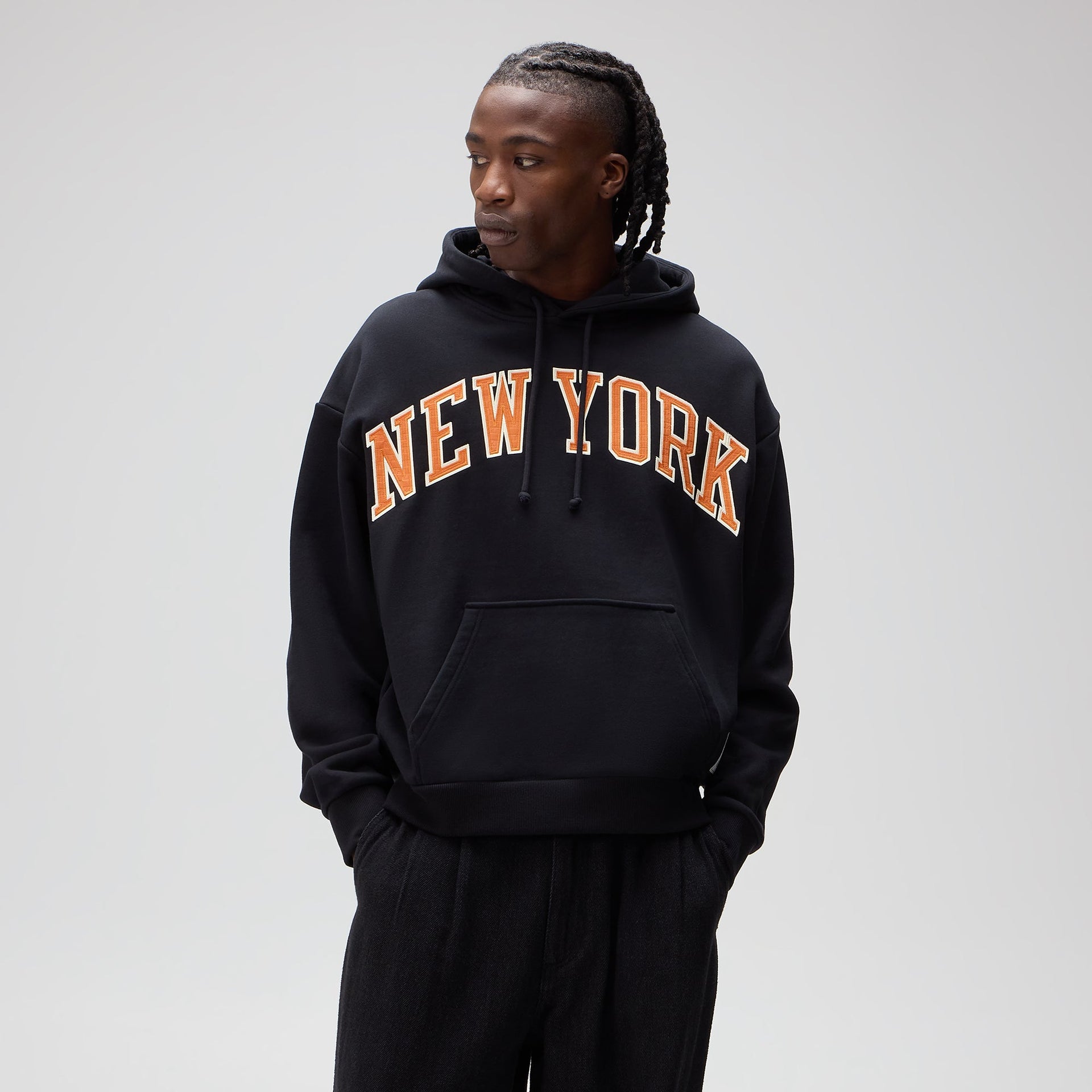 Kith for the New York Knicks Madison Square Garden Nelson Vintage Hoodie - Black