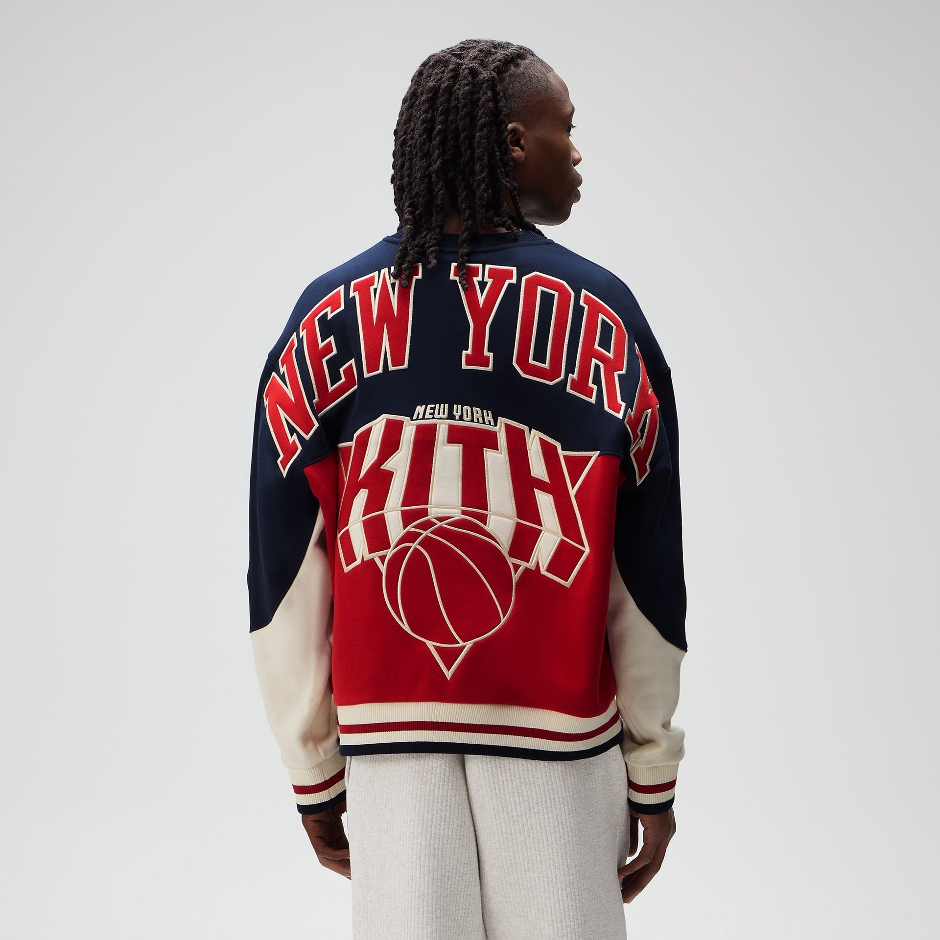 Kith for the New York Knicks Multicolor Vintage Crewneck - Nocturnal
