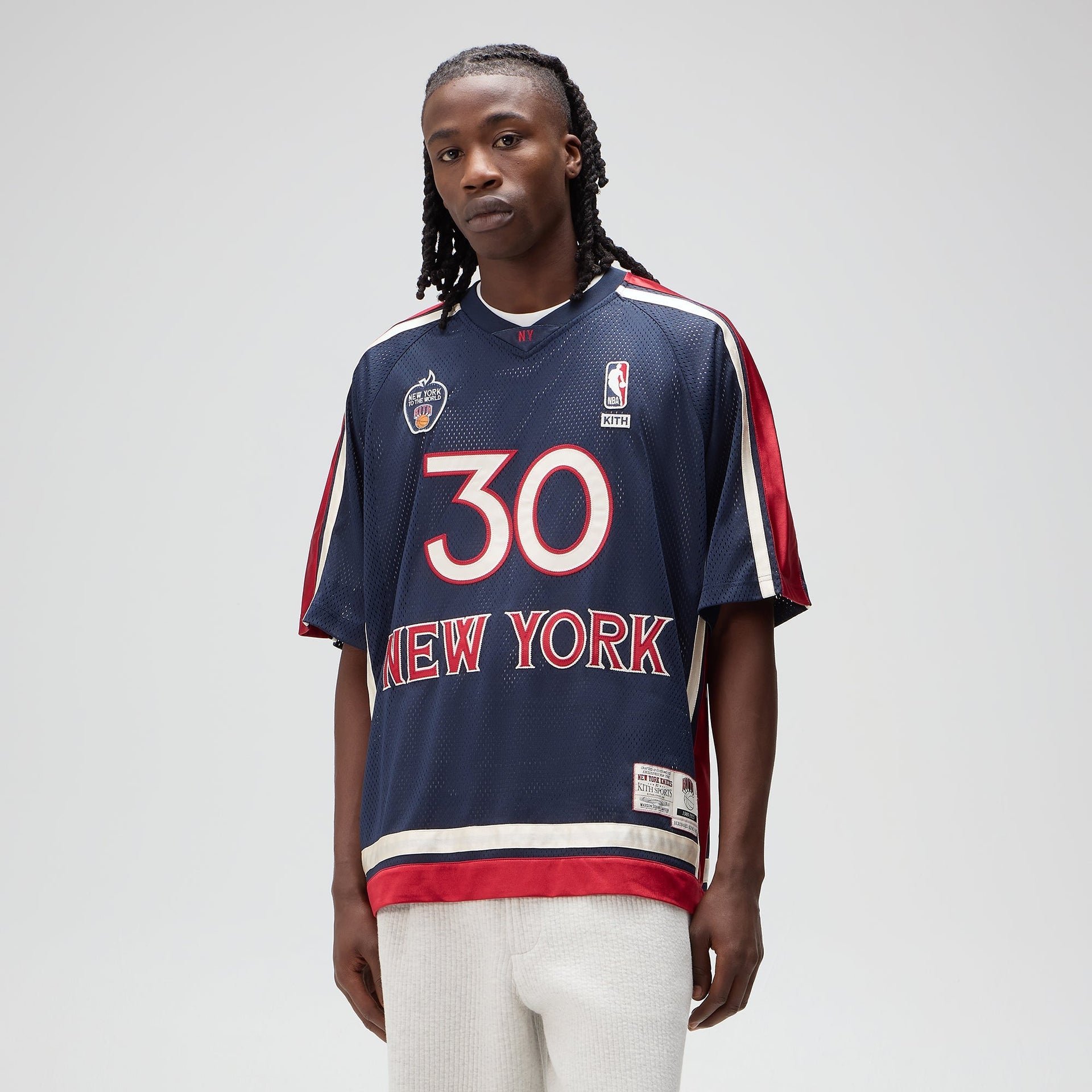 Kith for the New York Knicks Bernard King Mesh Shirt - Nocturnal