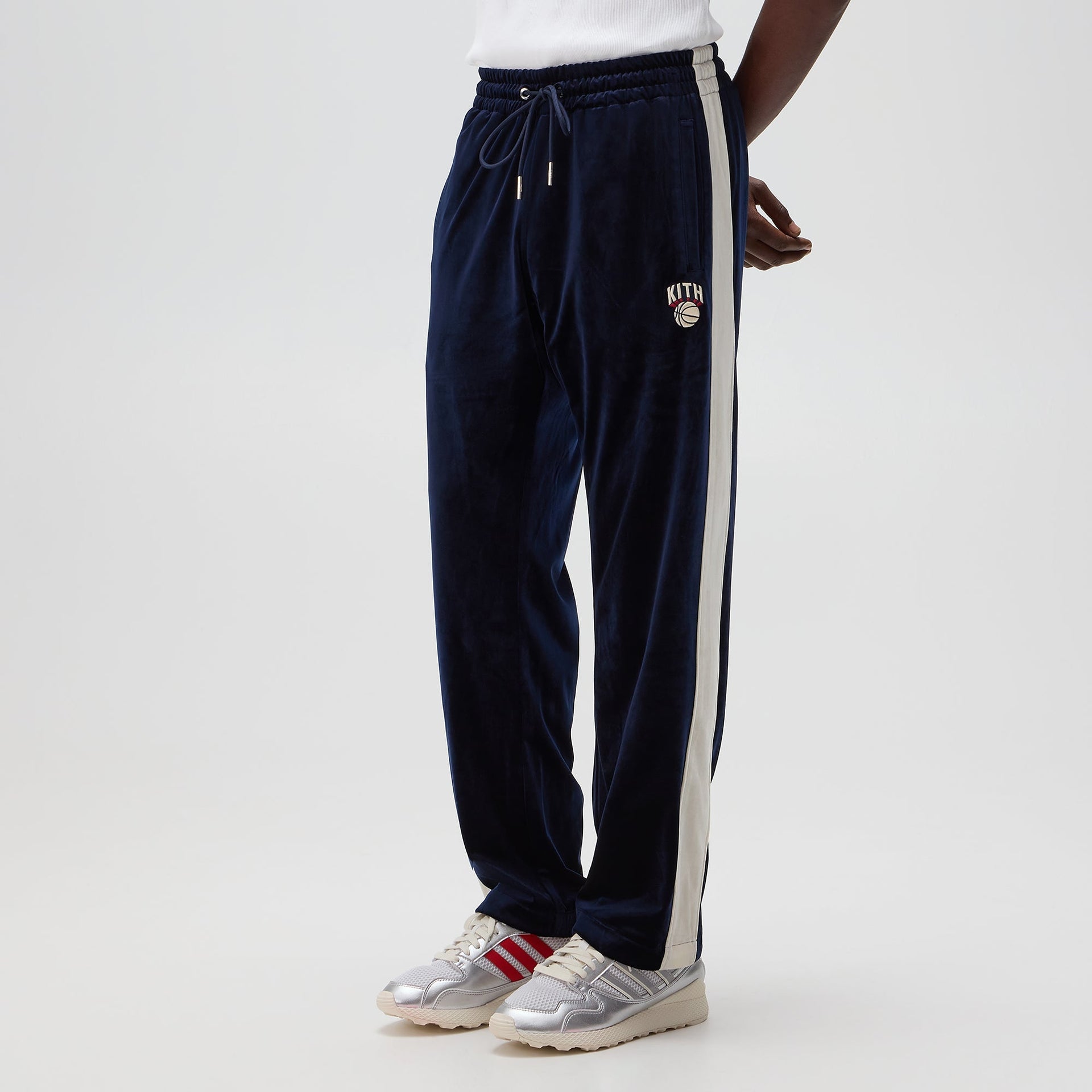Kith for the New York Knicks Velour Track Pant - Nocturnal