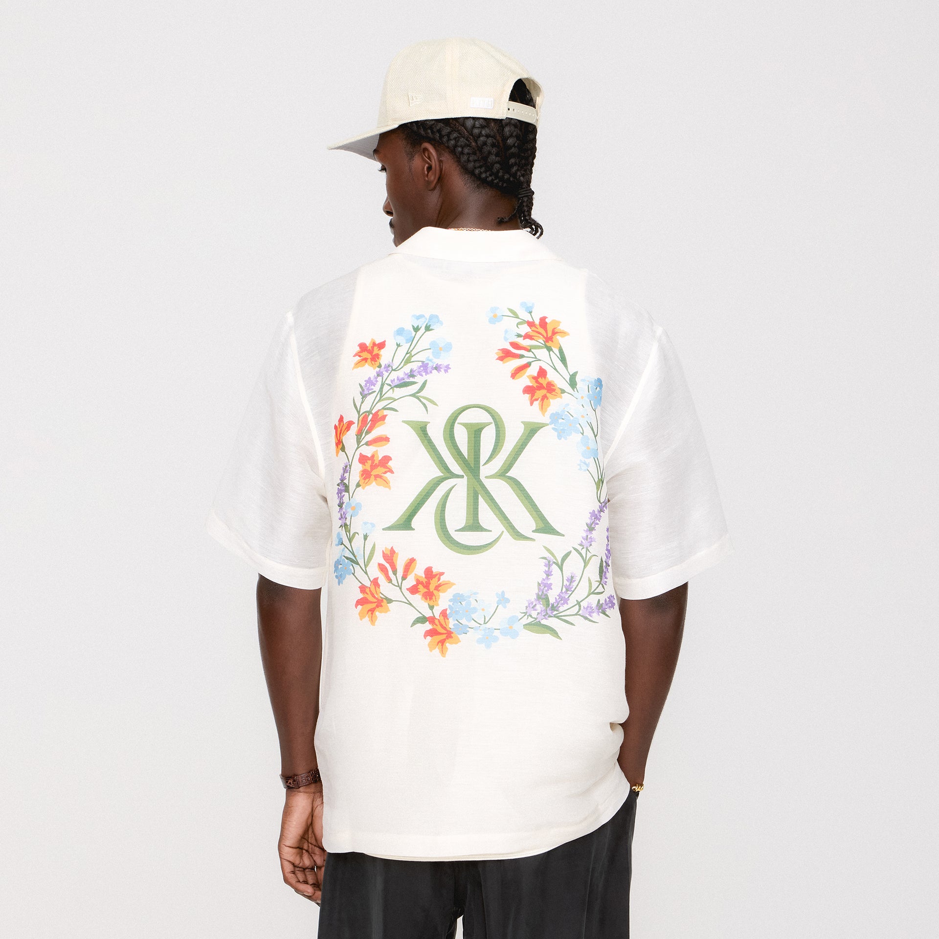 Kith Linen Thompson Camp Collar Shirt - Sandrift