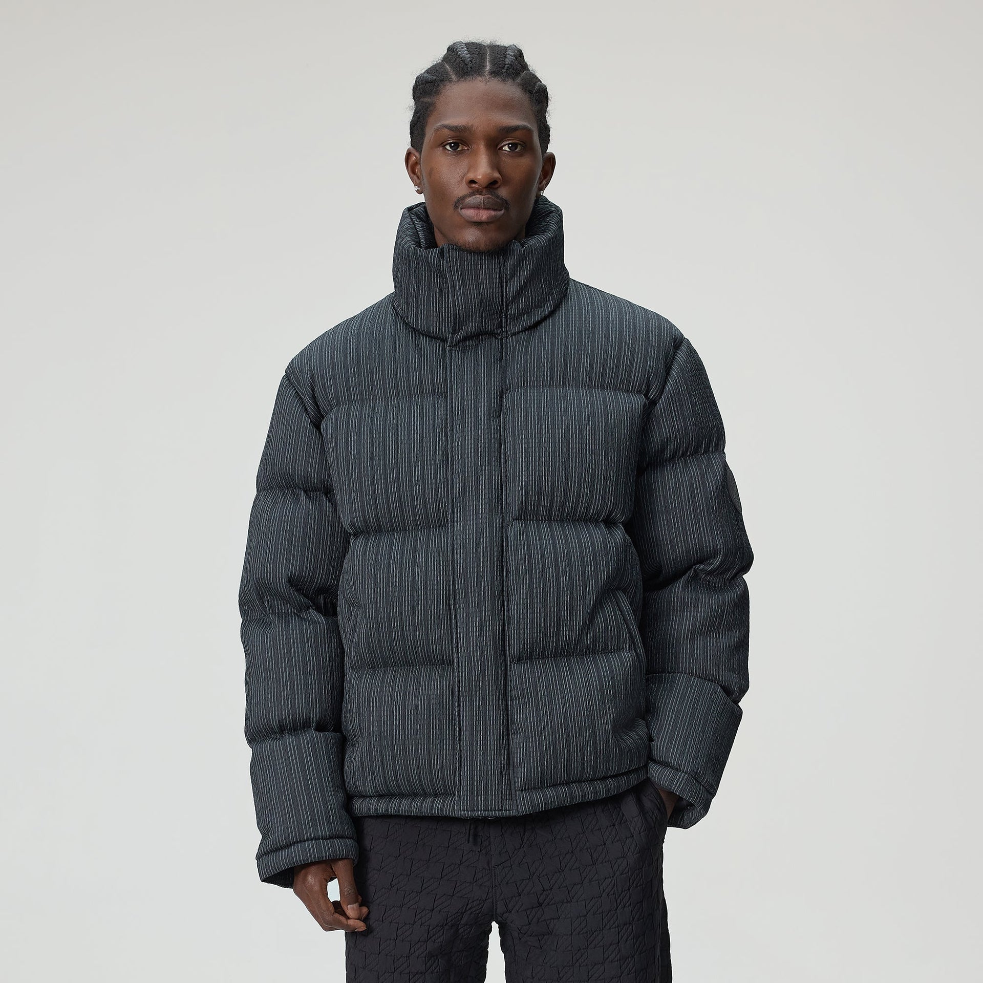 Kith Pleated Tech Maverick Puffer - Nightfall