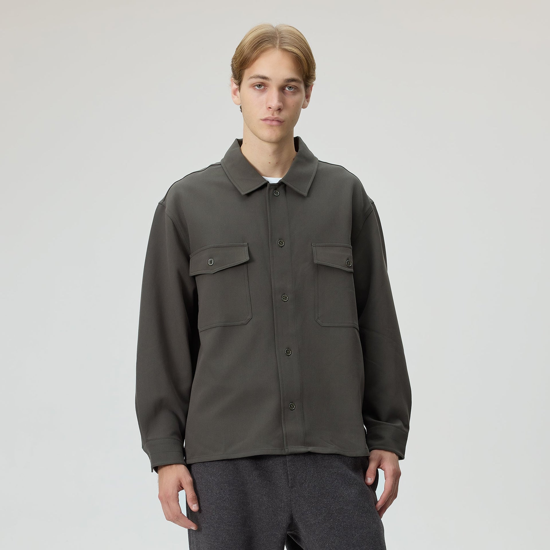 Kith Midweight Double Weave Ace Shirt - Cypress