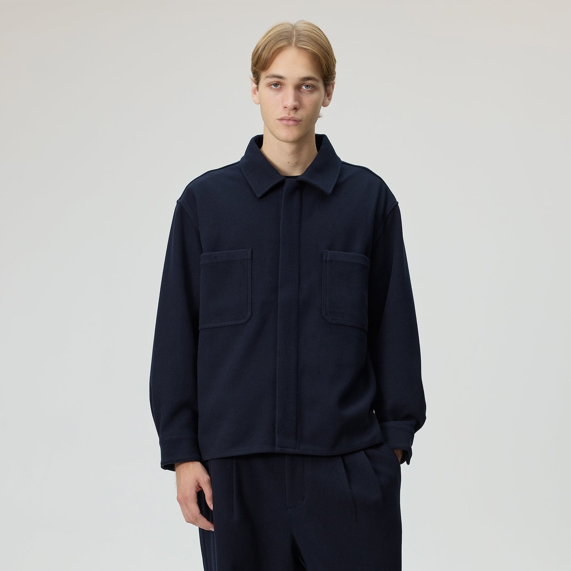 Kith Felted Jersey Ace Shirt - Ink