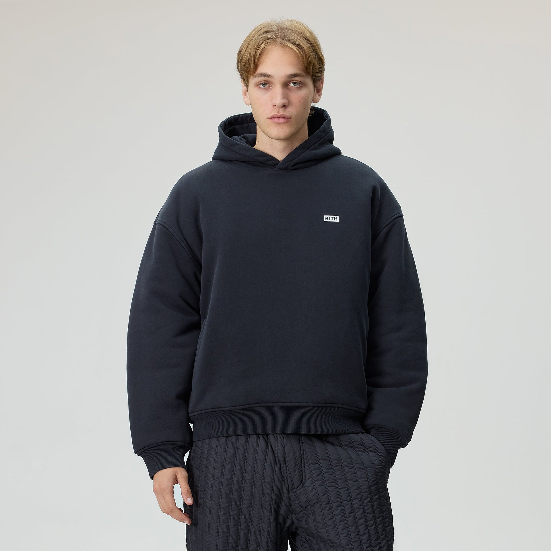 Kith Puffed Fleece Pullover - Black