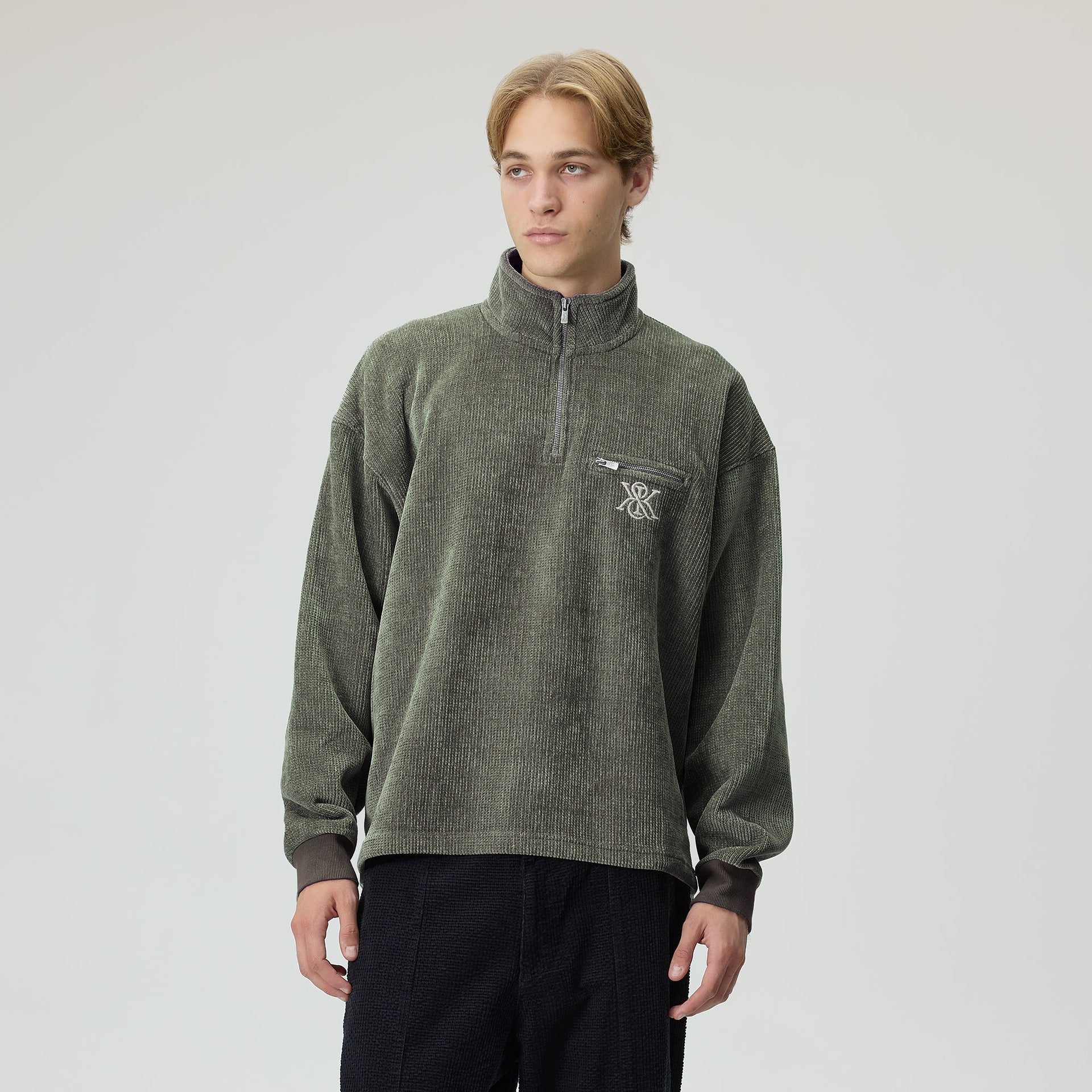 Kith Queensbridge Quarter Zip - Tinge