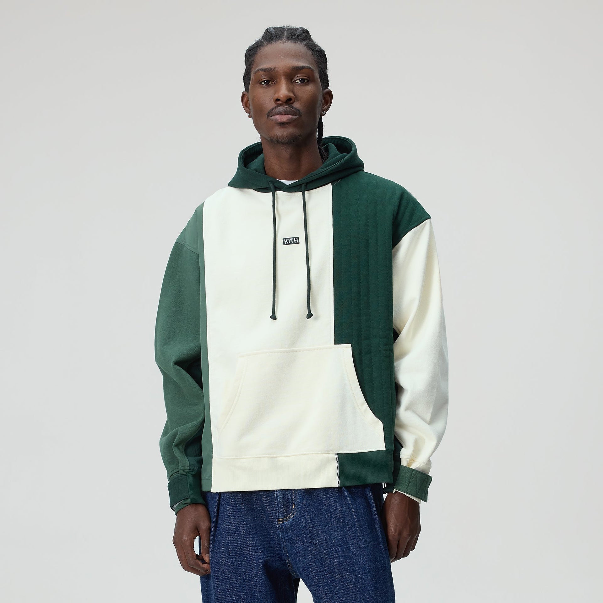 Kith Nylon Combo Nelson Hoodie - Stadium
