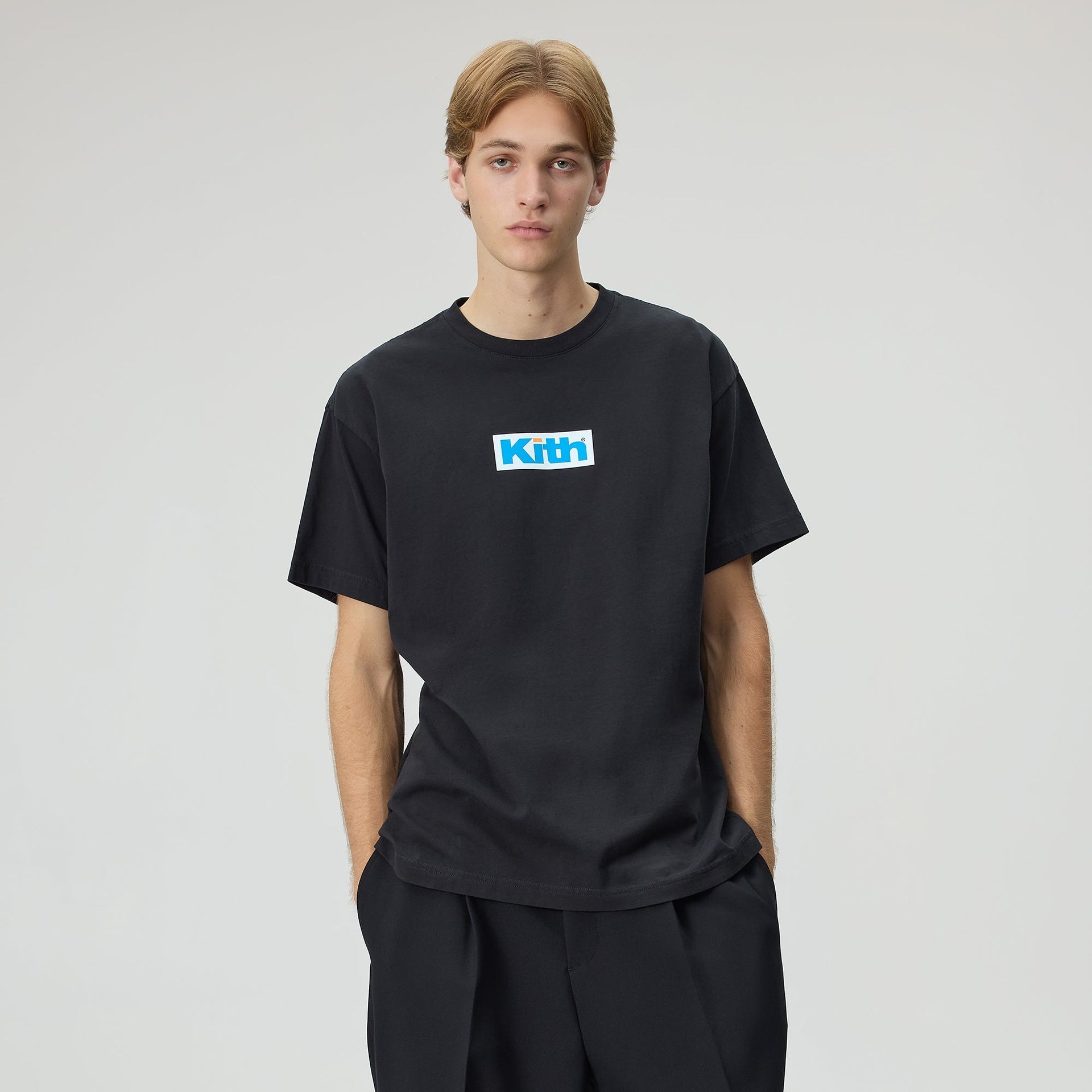 Kith Retro Logo Tee - Black