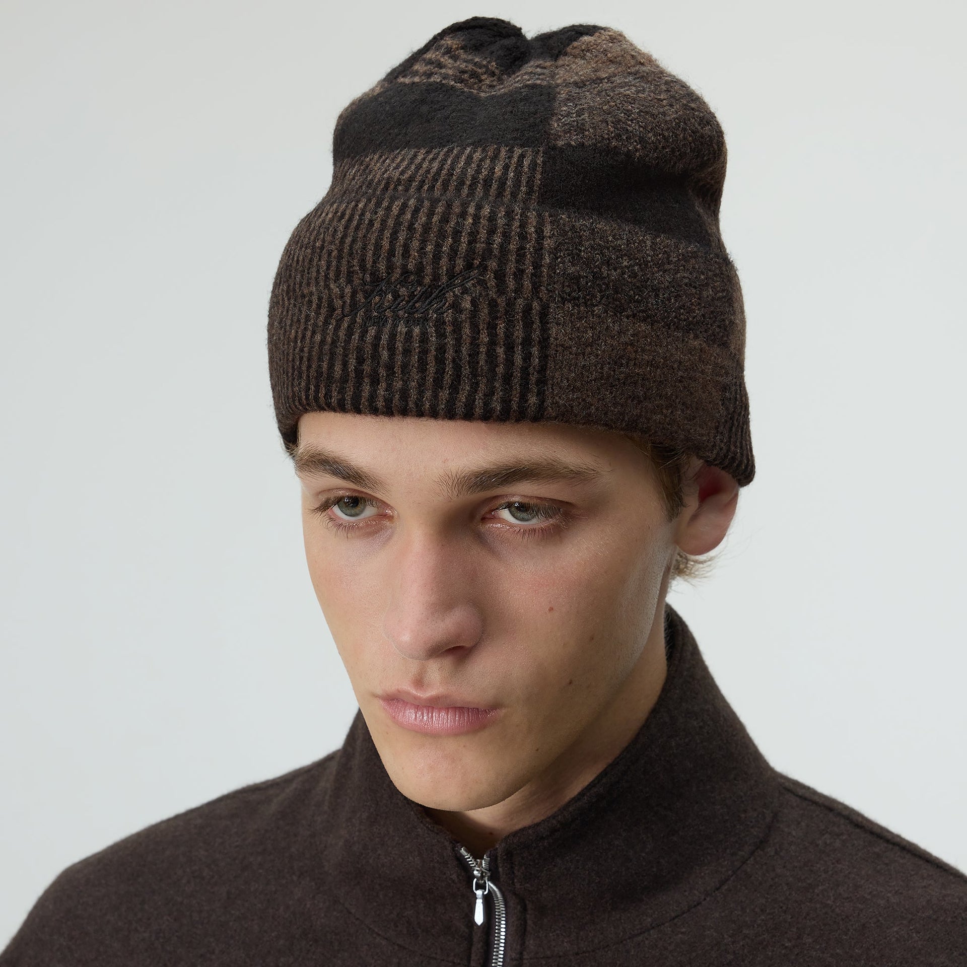 Kith Lewis Check Mia Beanie - Kindling