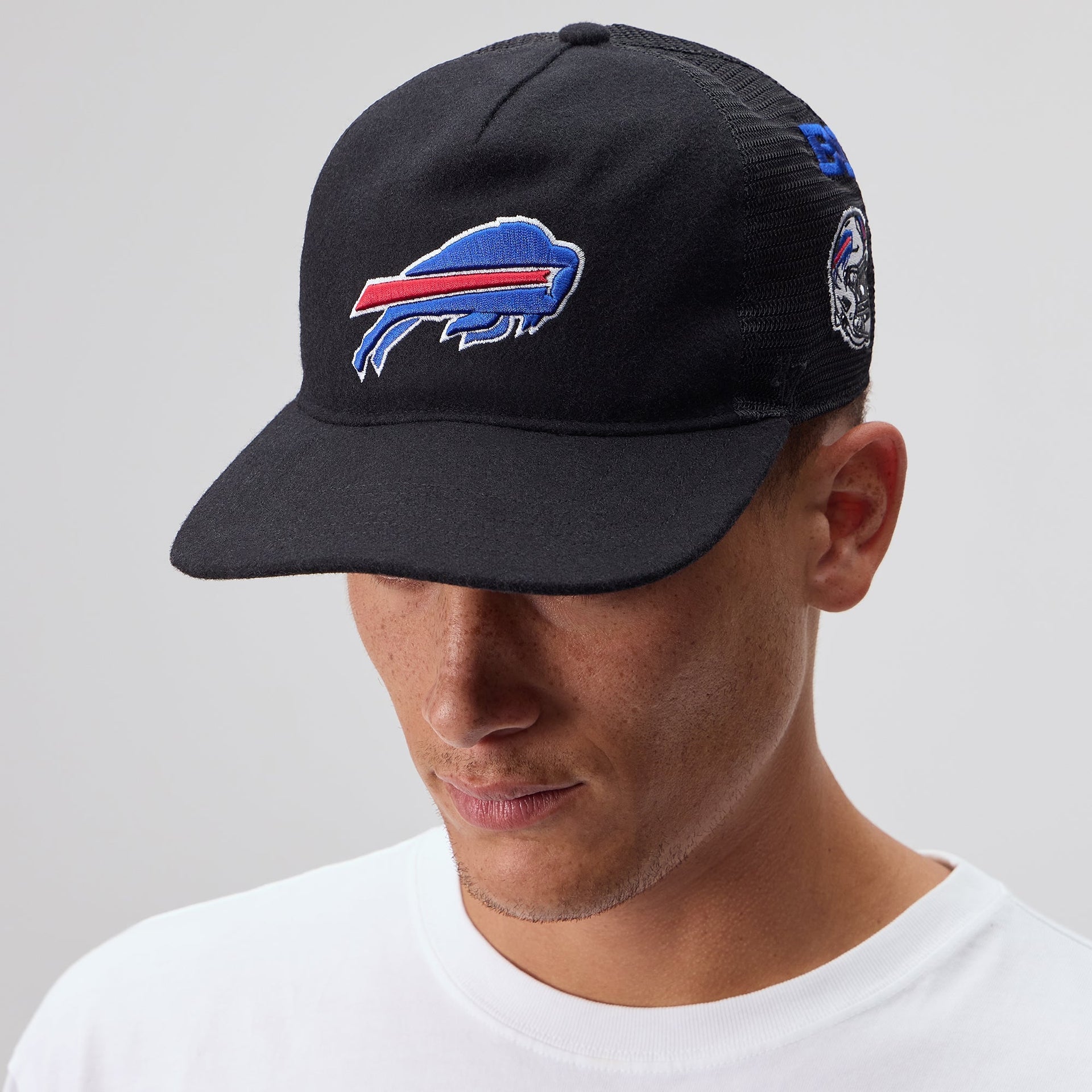 Kith & '47 for the NFL Buffalo Bills Wool Hitch Trucker Hat - Black